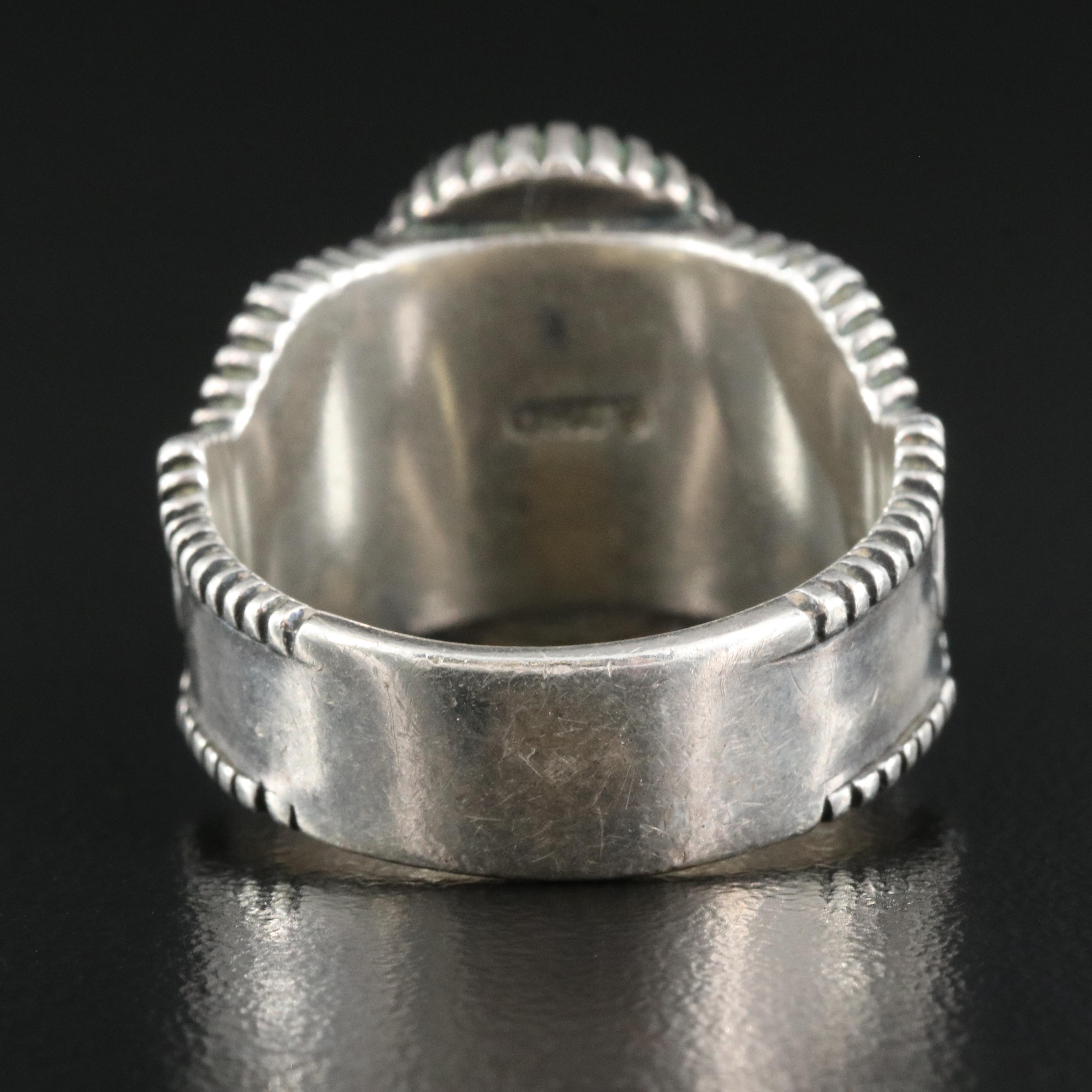 Relios Sterling Lapis Lazuli and Turquoise Ring