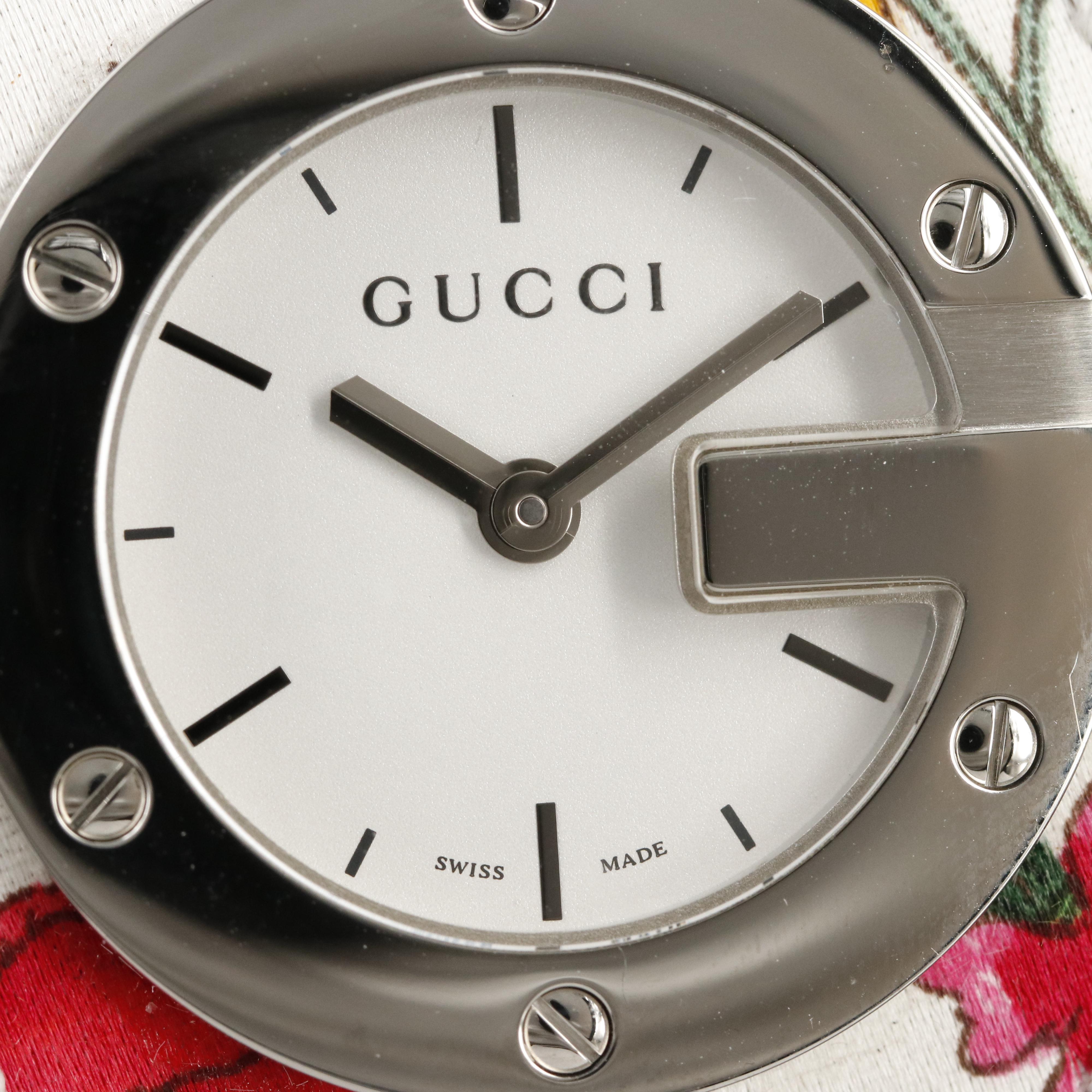 Gucci Special Edition 2005 Floral Pattern Watch