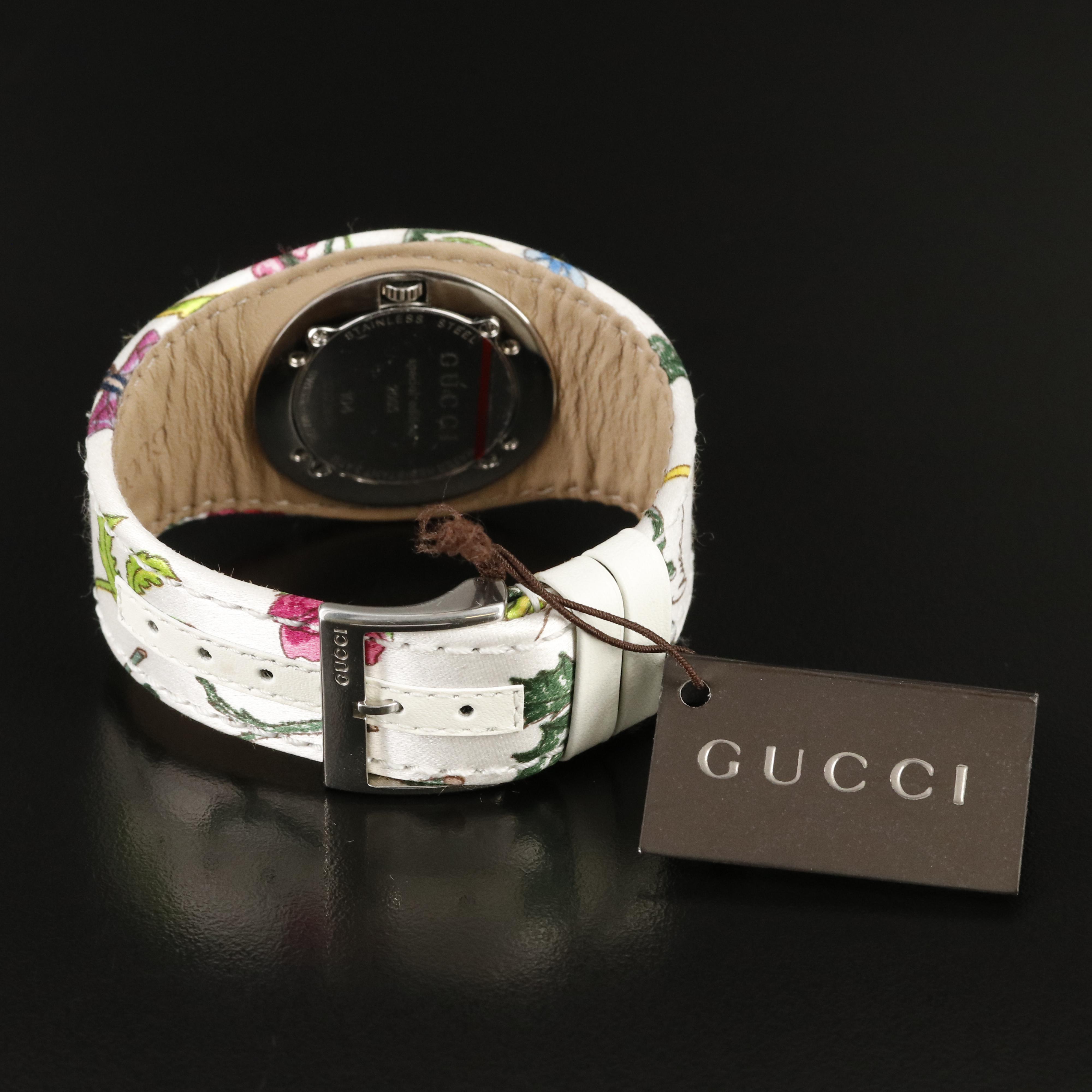 Gucci Special Edition 2005 Floral Pattern Watch