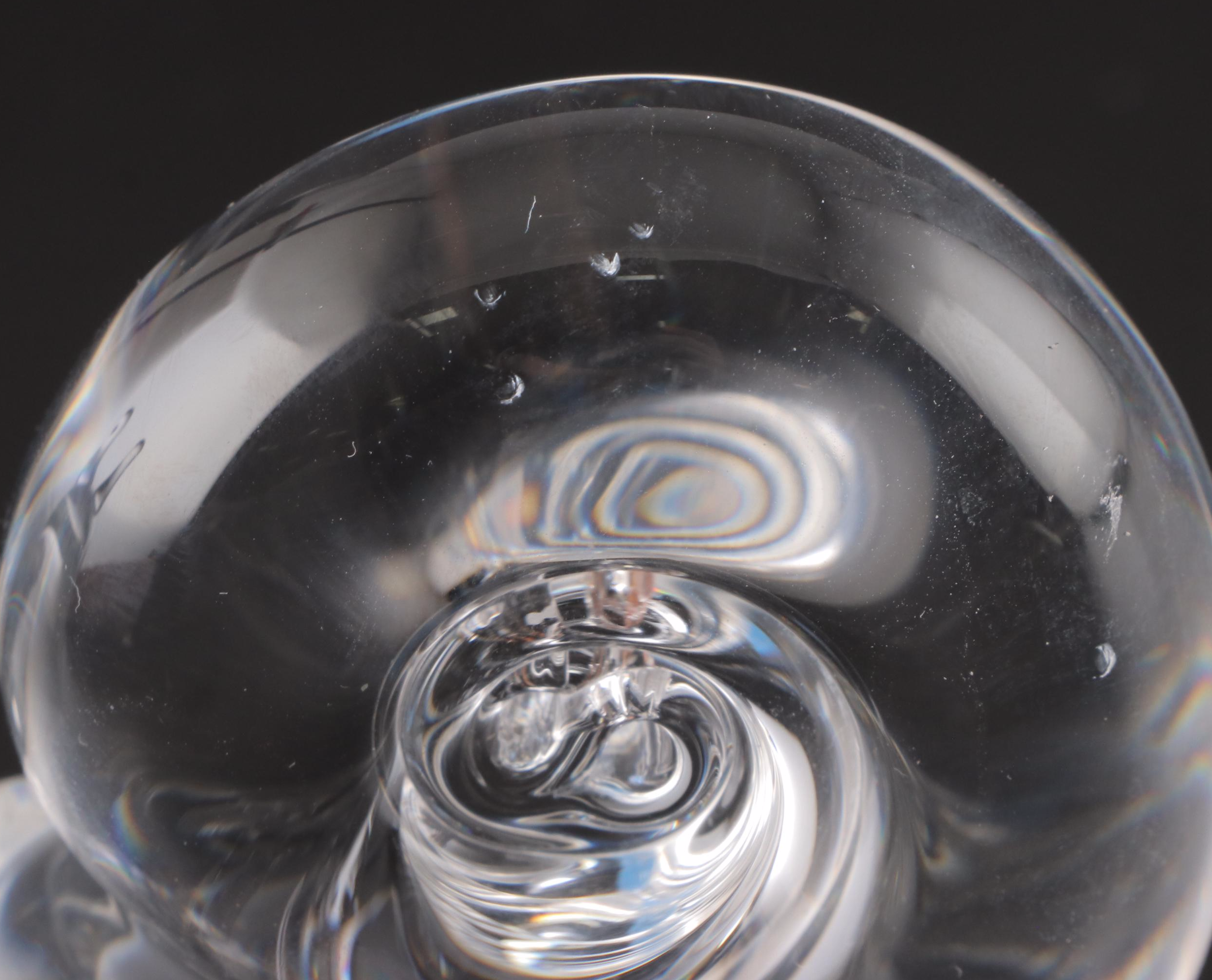 Steuben Art Glass Snail Figurine