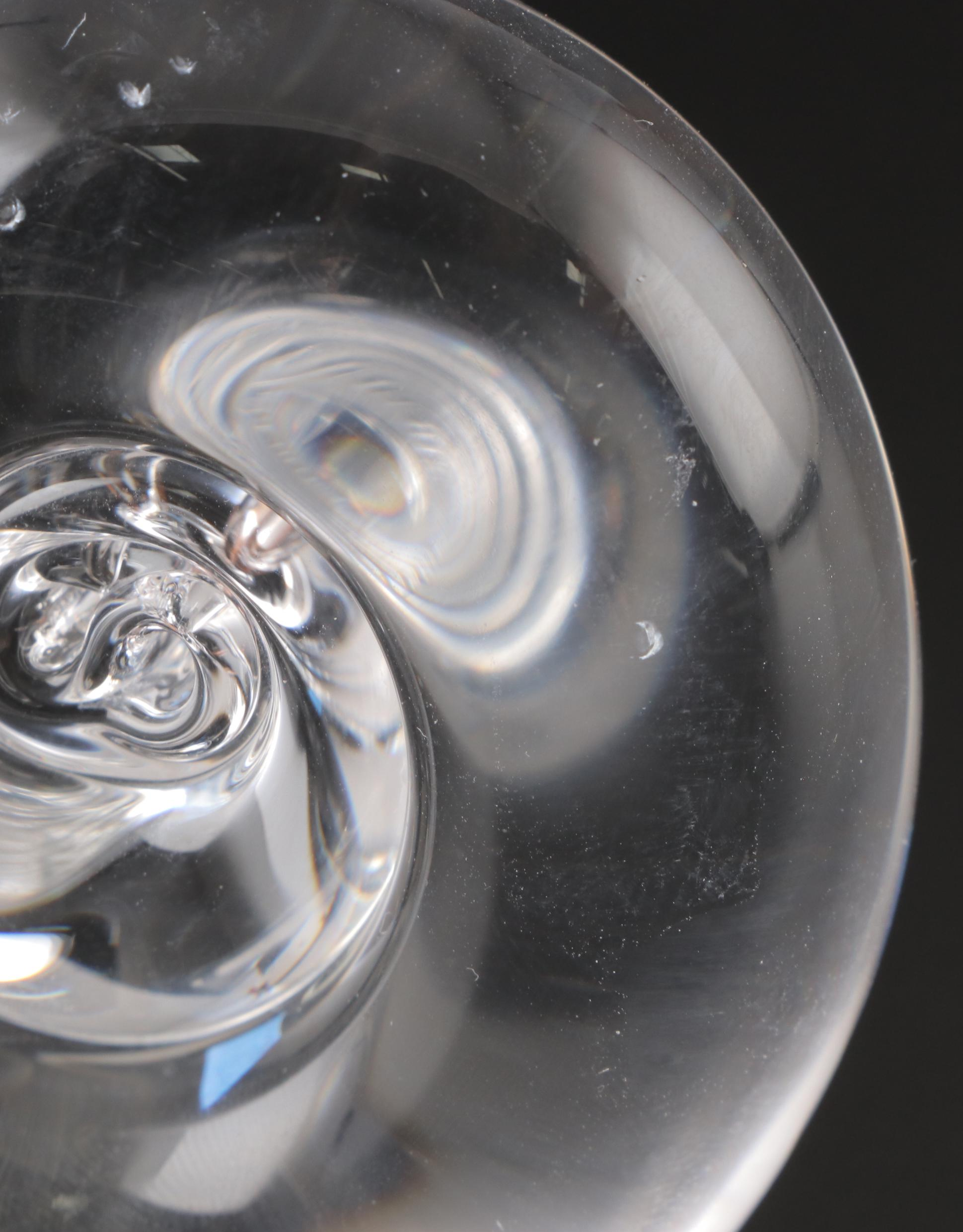 Steuben Art Glass Snail Figurine