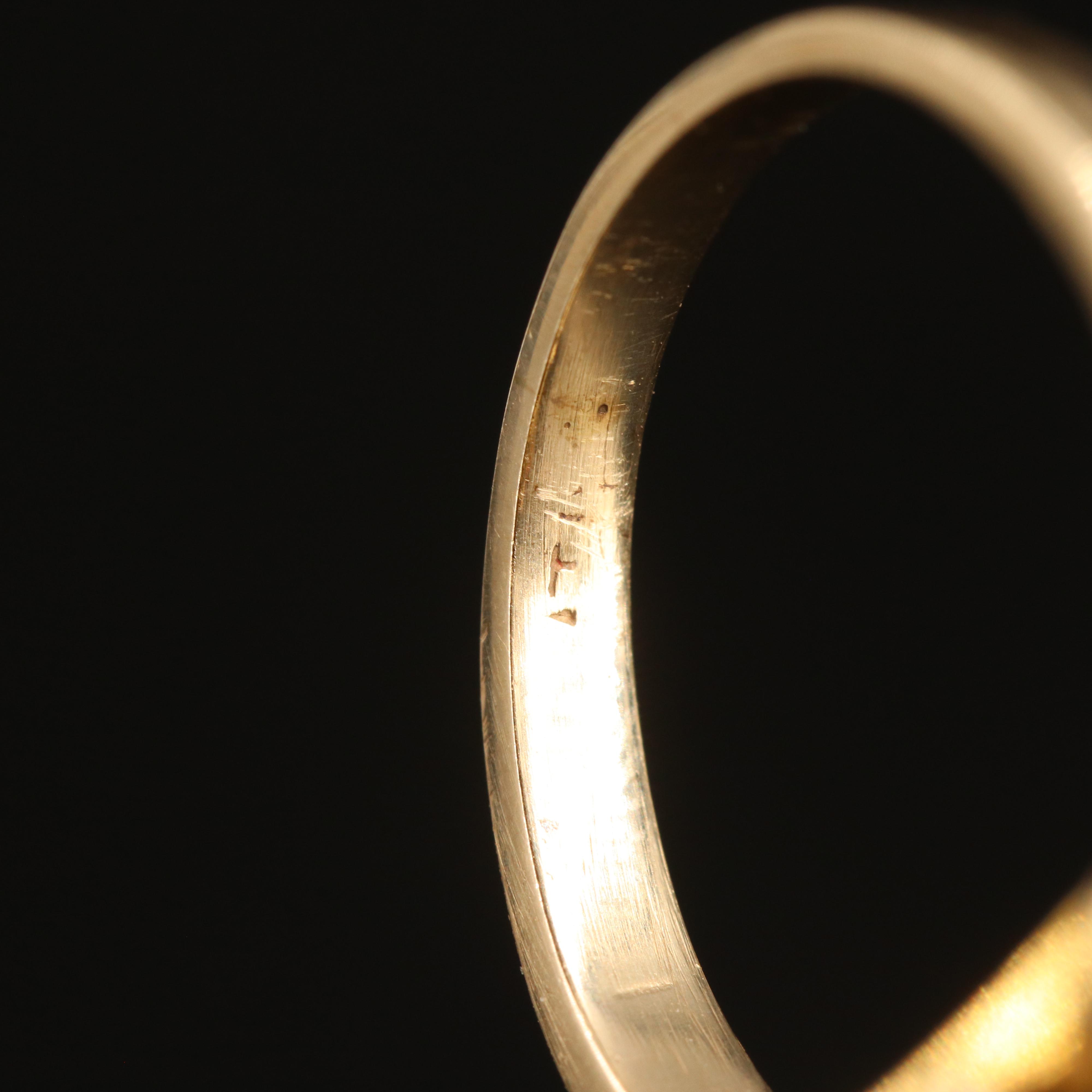 Vintage 14K Garnet, Ruby and Seed Pearl Spray Ring