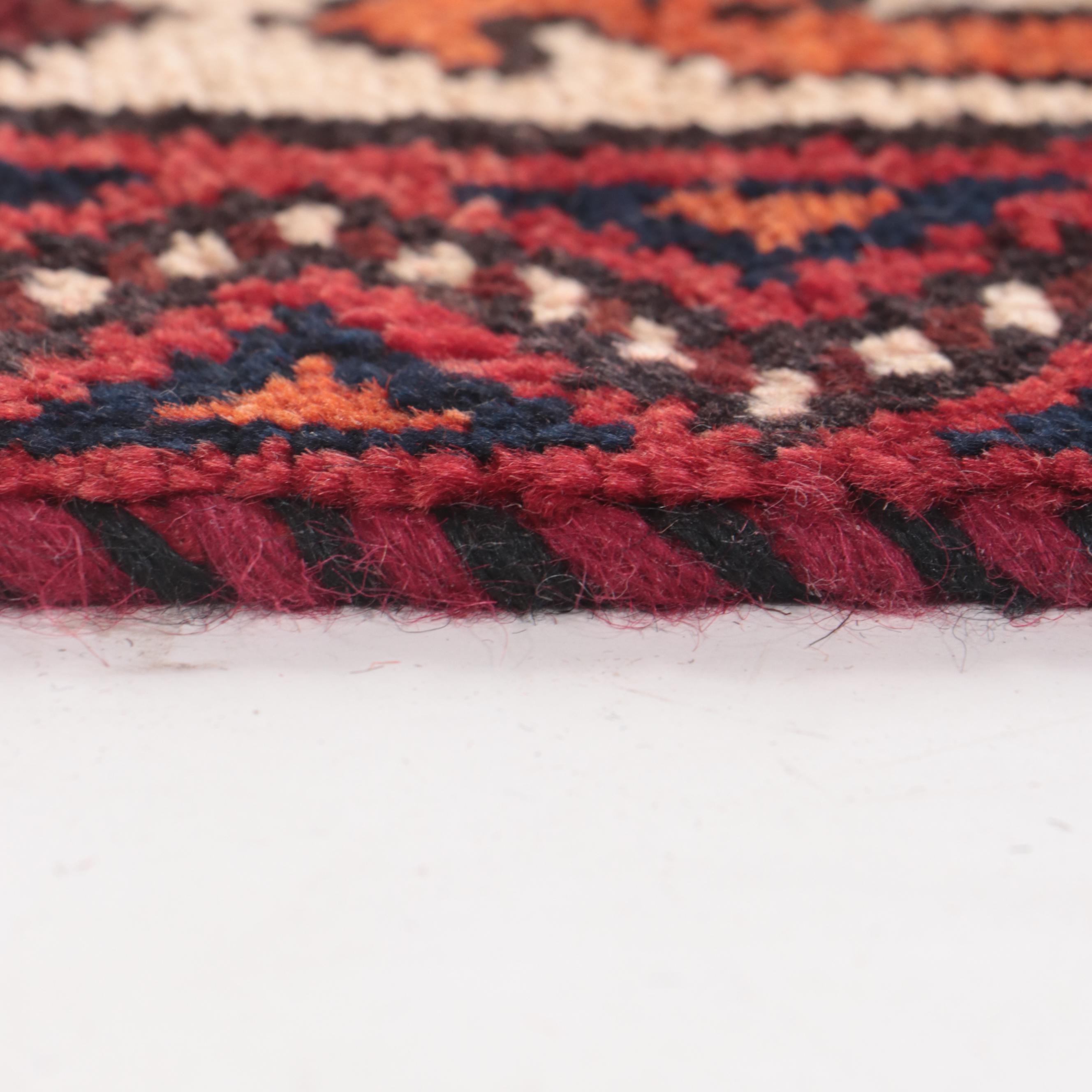 4'11 x 9'5 Hand-Knotted Persian Qashqai Area Rug