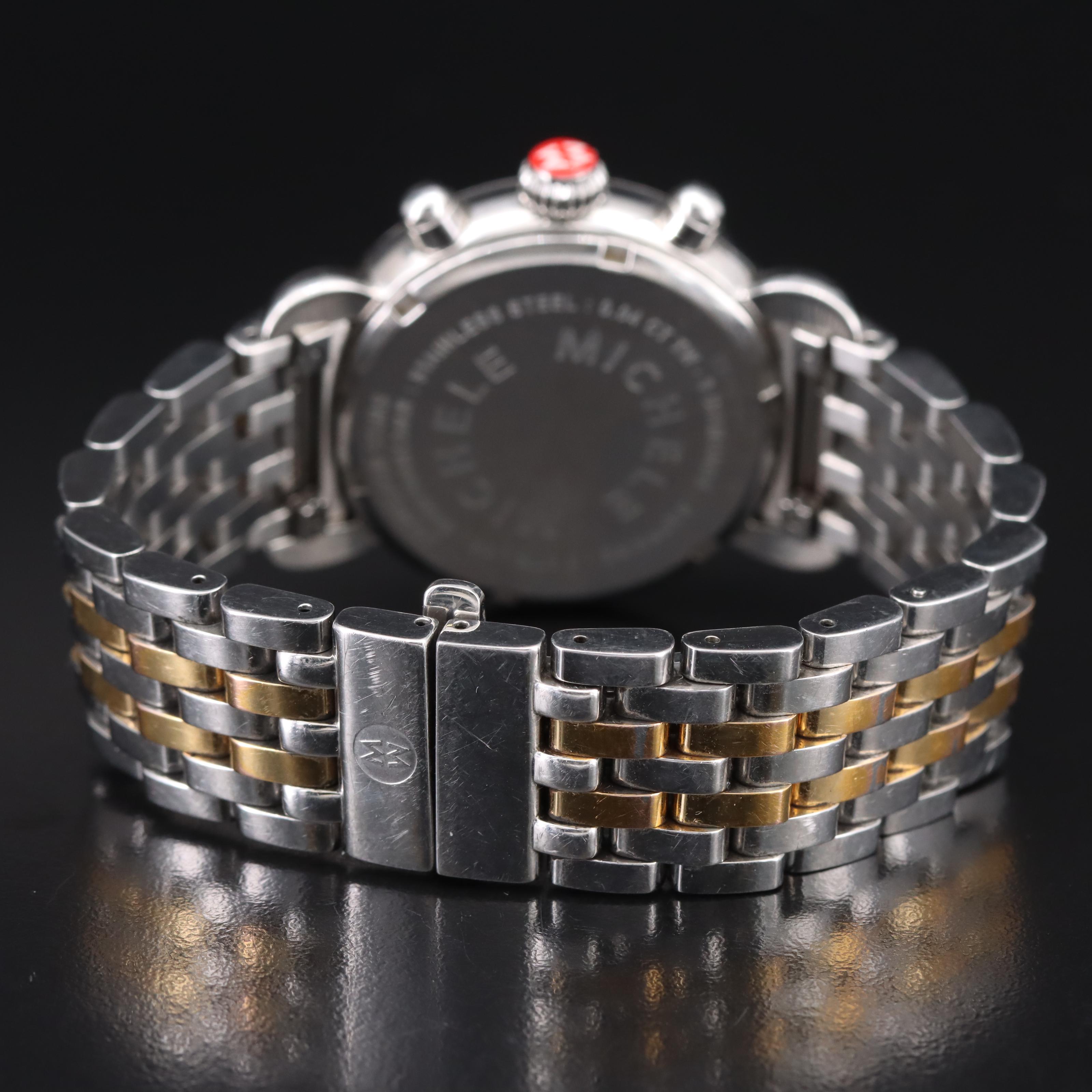 Diamond and Mother-of-Pearl Michele Chronograph Watch