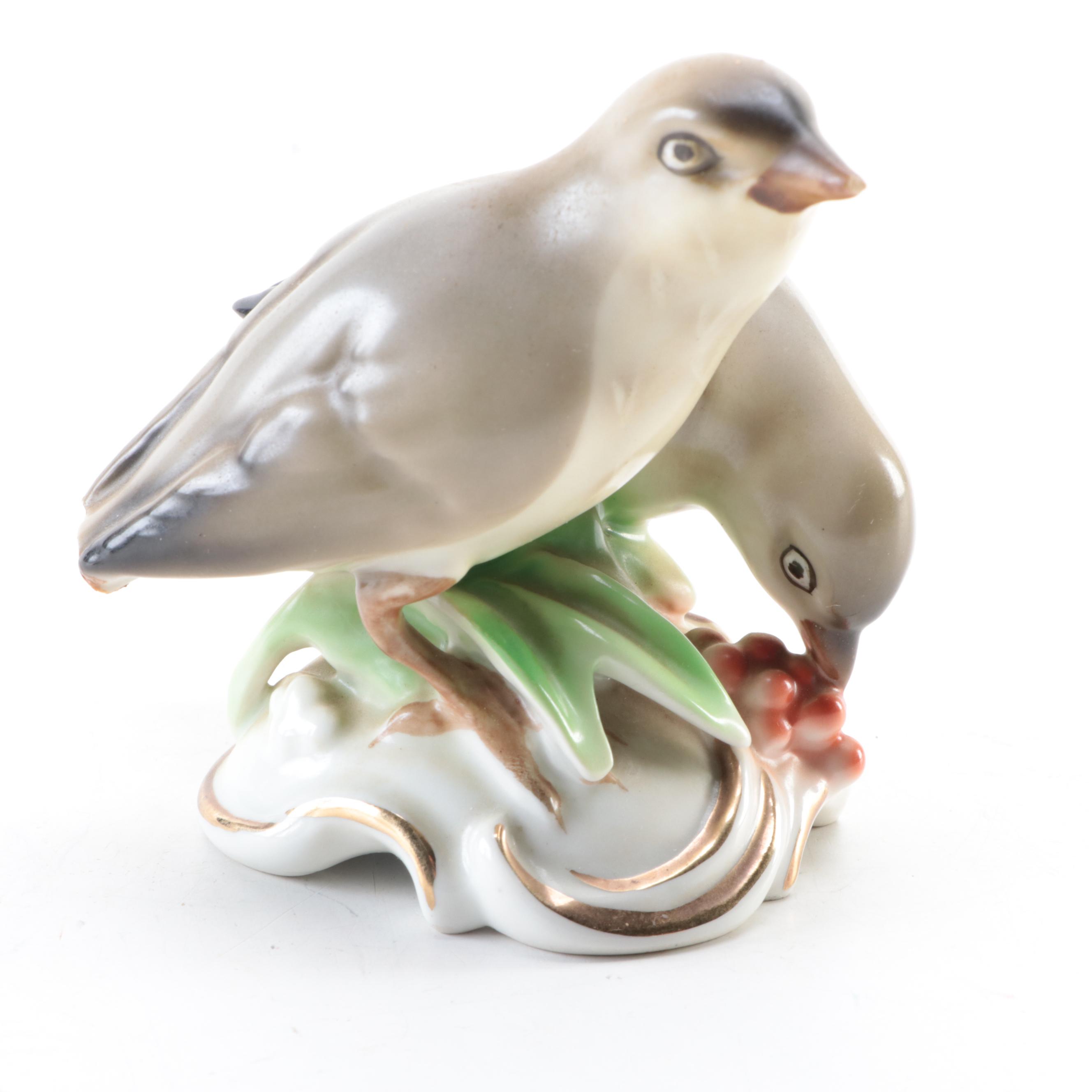 Cast Iron Horseshoe Bookends with Trout and Reel Bookend and Porcelain Figurine