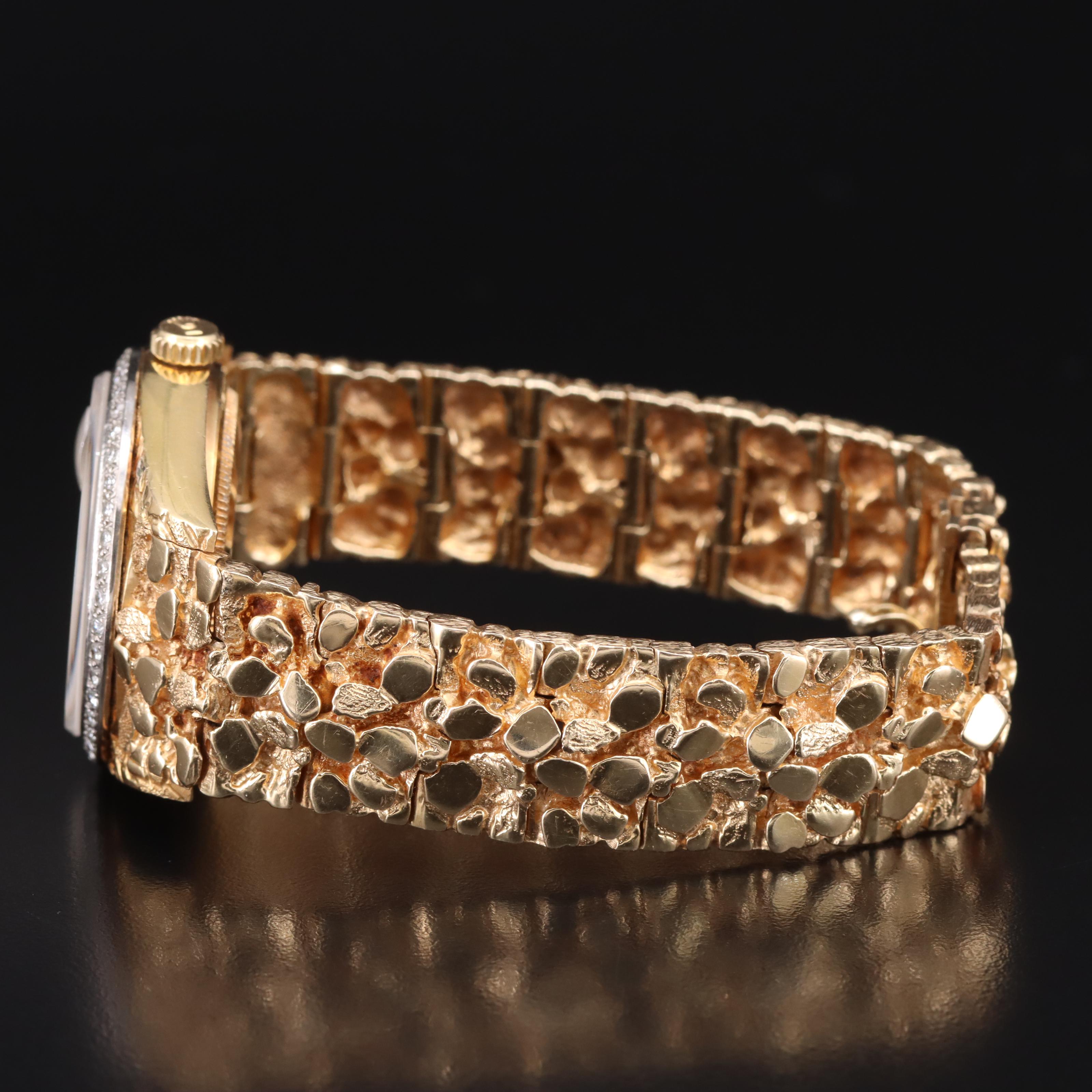 18K Rolex Oyster Perpetual Day-Date 1.06 CTW Diamond Bezel and Dial Watch