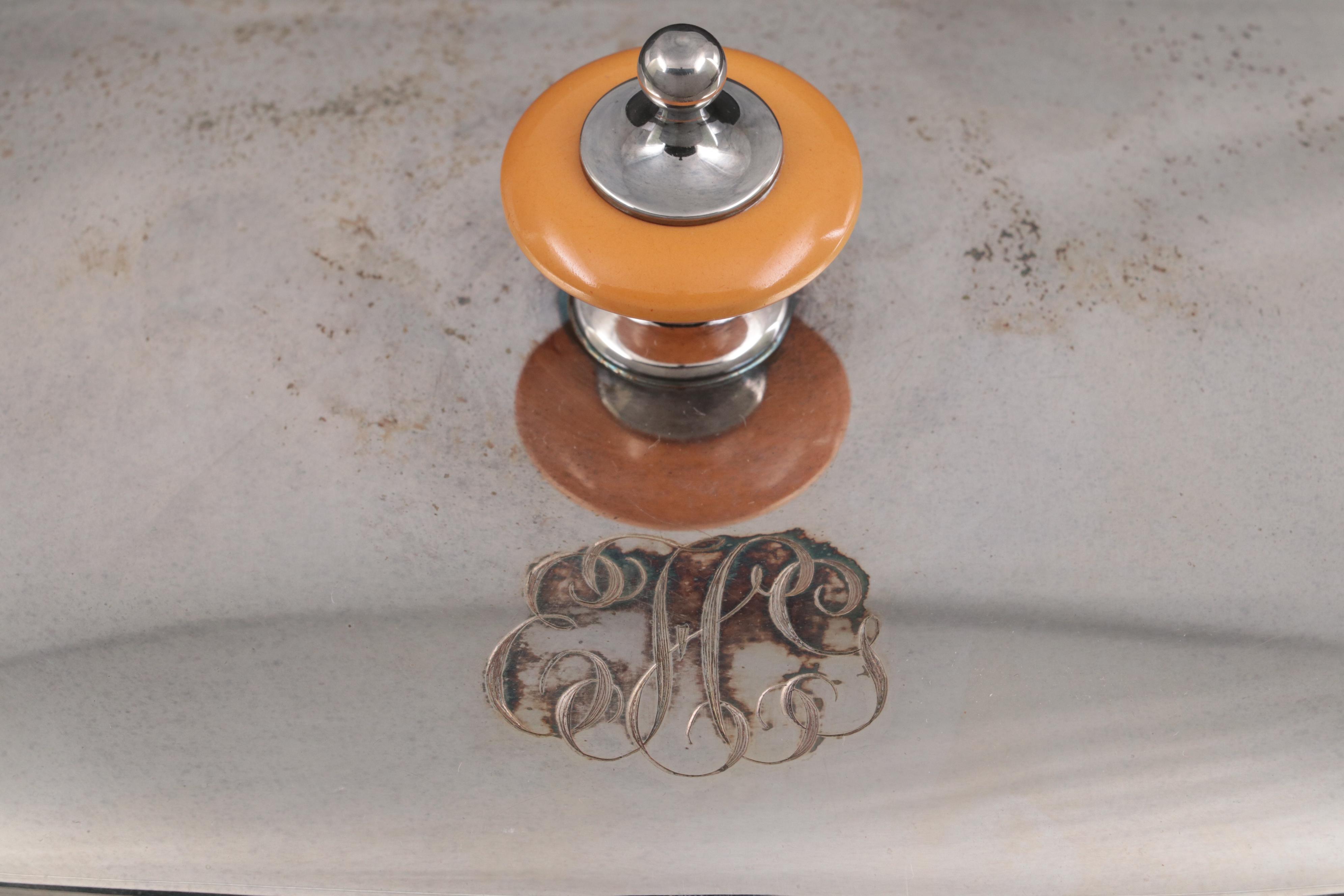 Adams Style Silver Plate Domed Breakfast Server with Other Serving Pieces