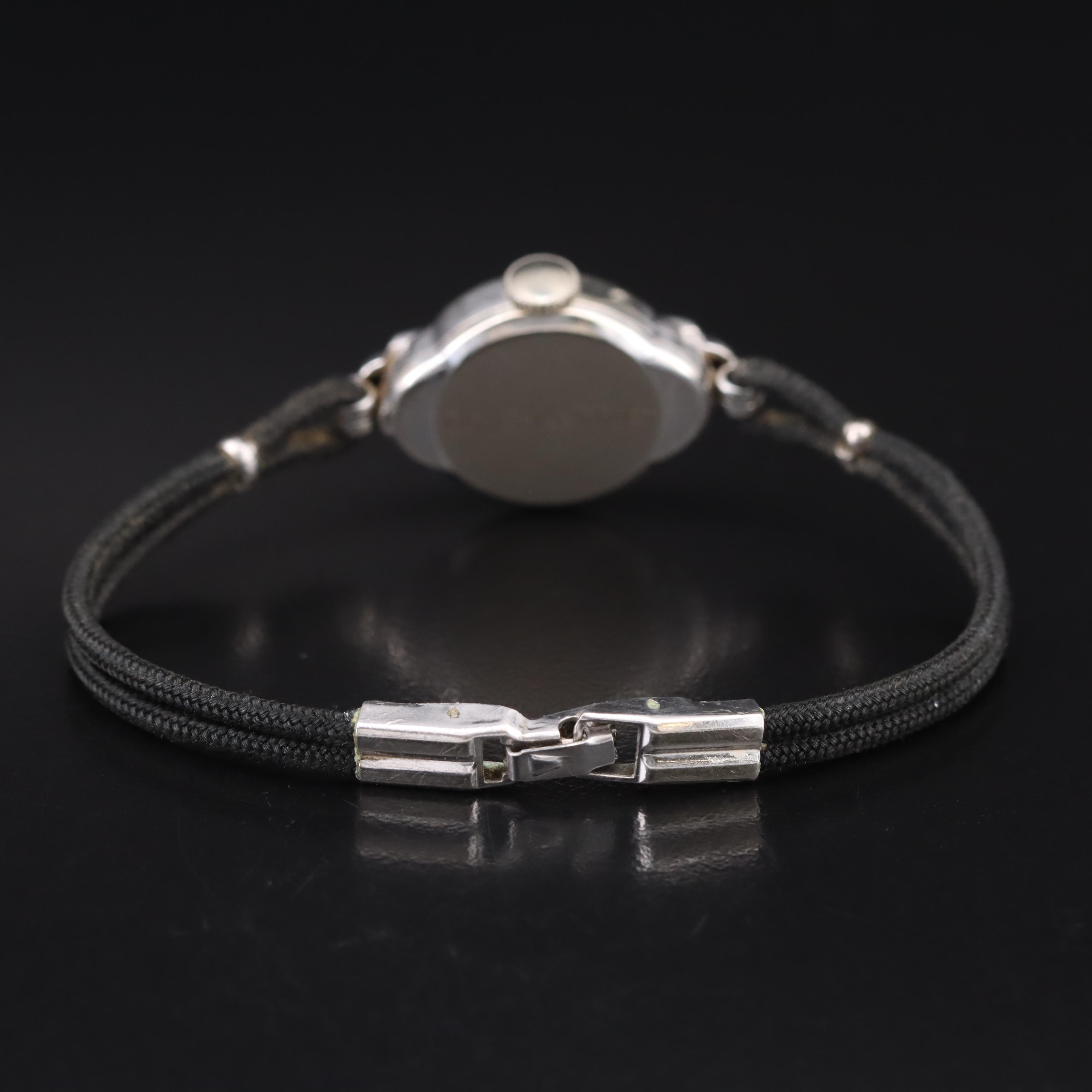 Vintage 14K Hamilton Stem wind Diamond Watch