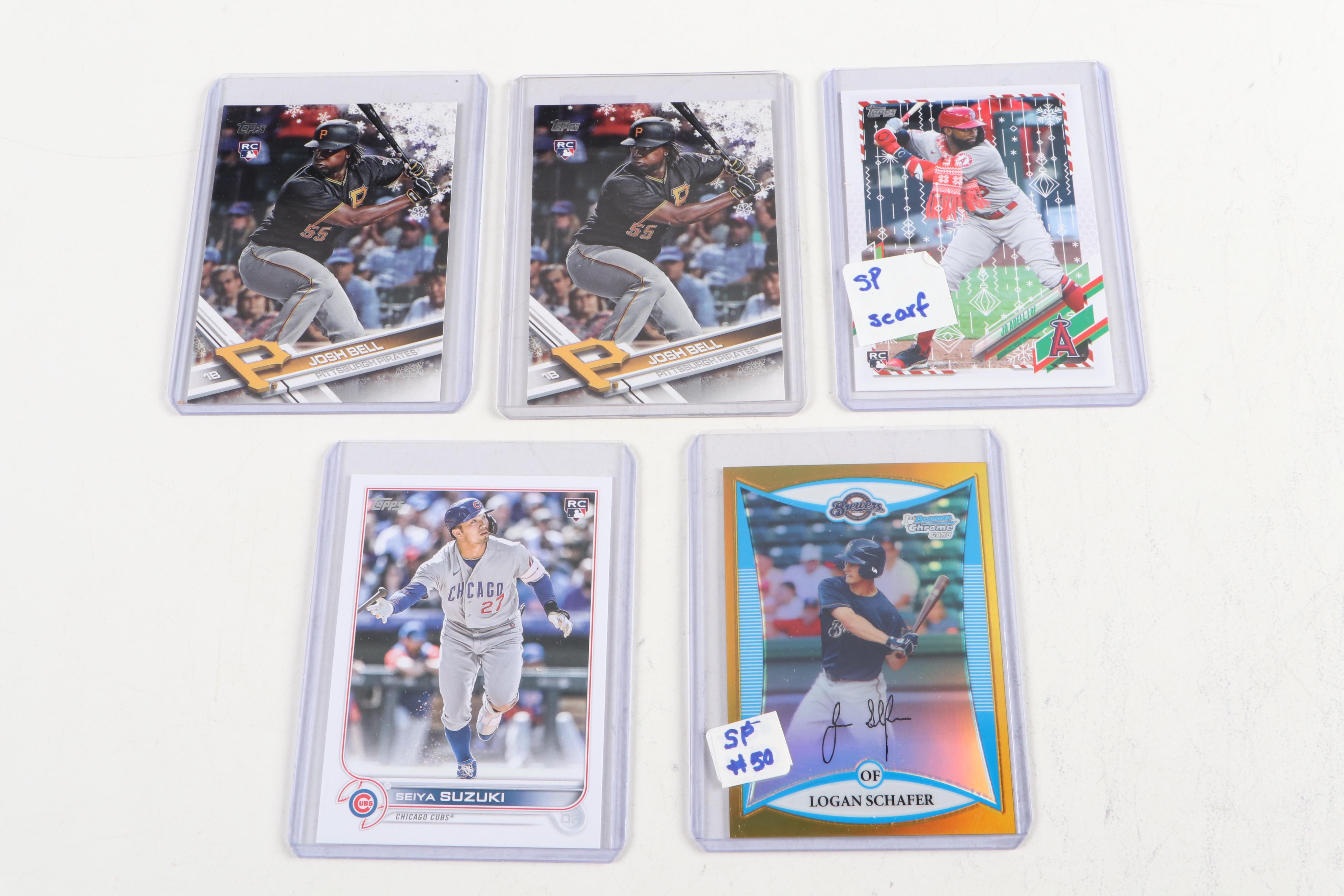 Topps, More Baseball Cards with Signed Rookies, Adell, Bell, Bohm, 2000s–2020s
