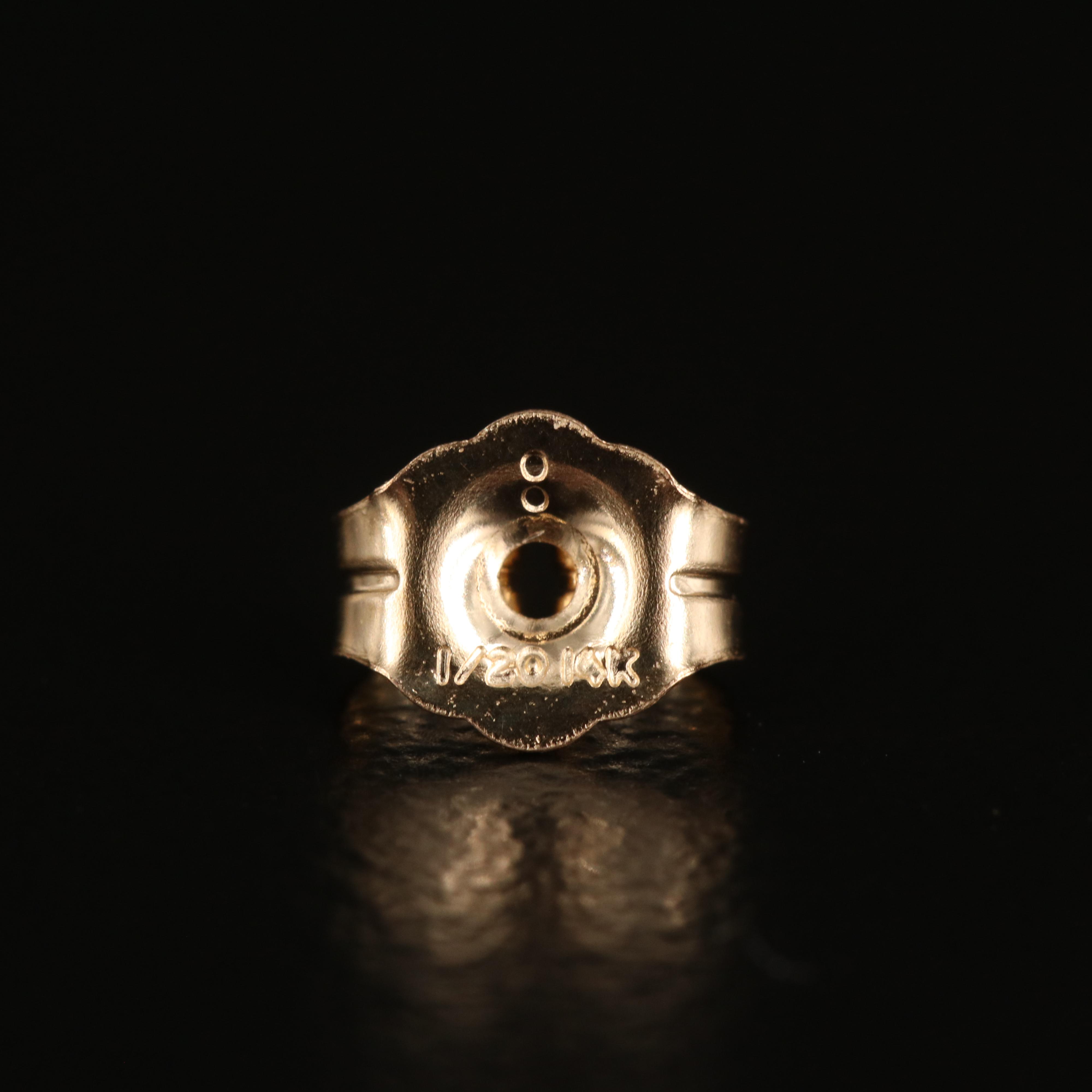 14K Filigree Sphere Earrings