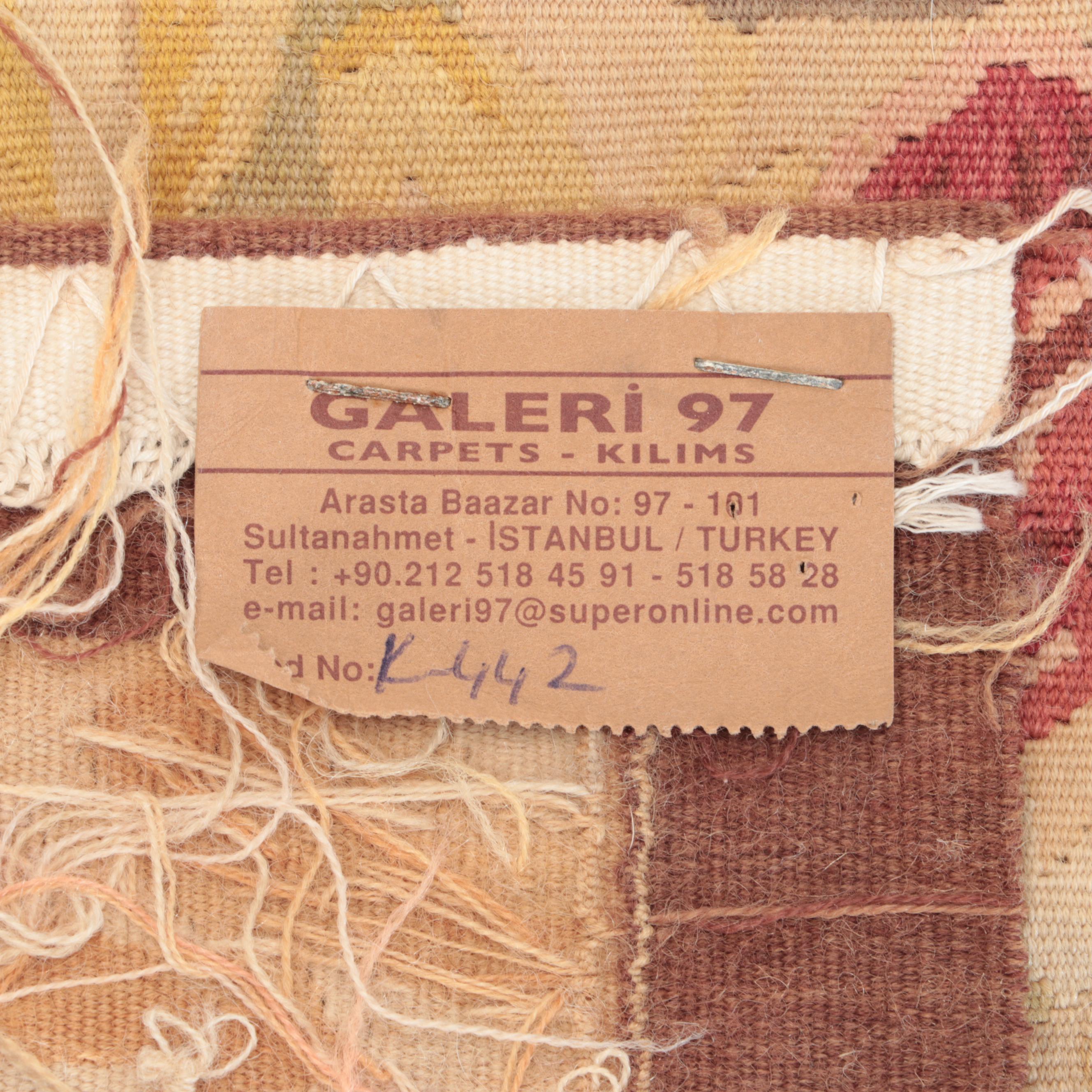 Handwoven Galeri 97 Turkish Floral Tapestry