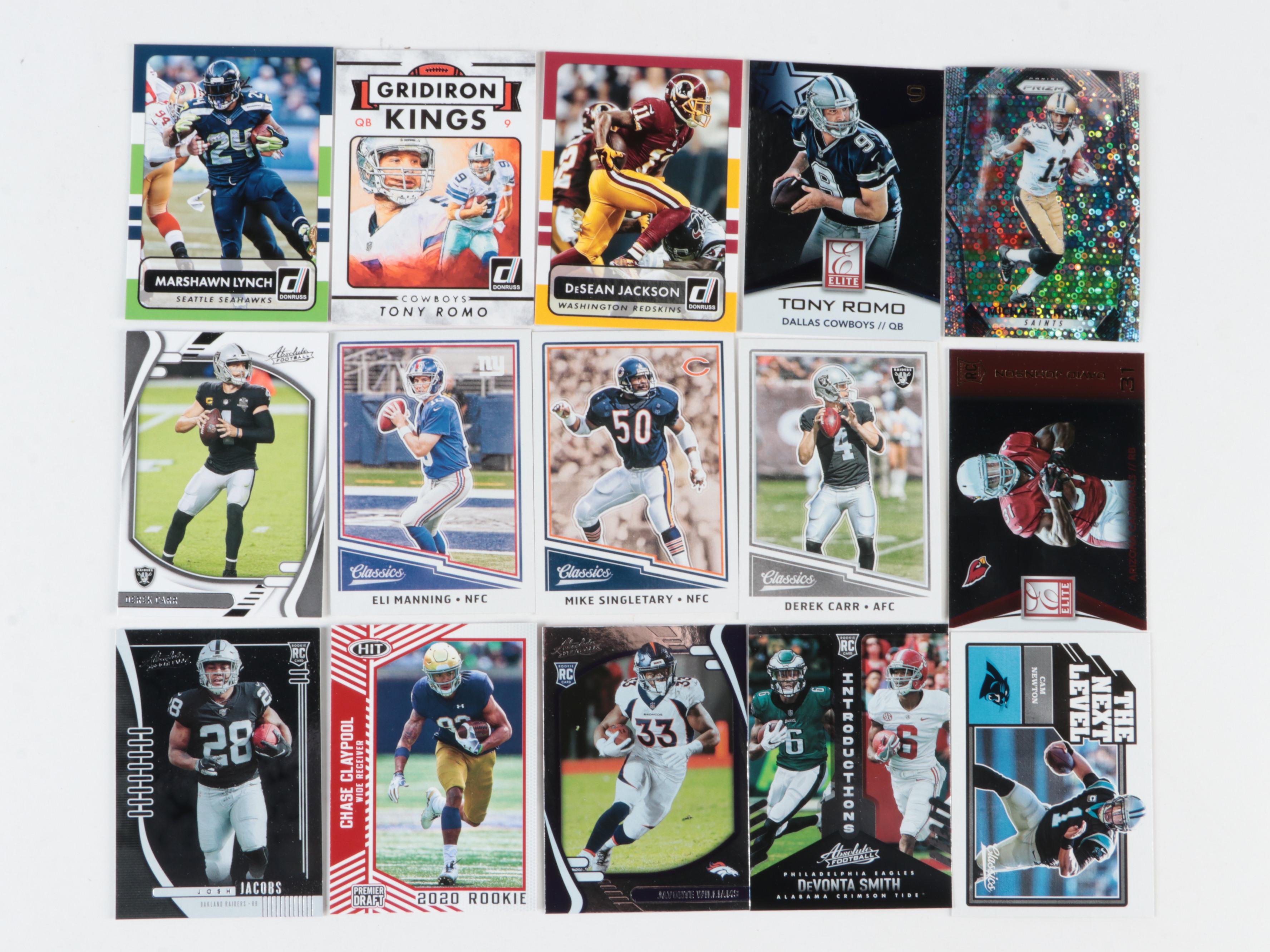 Panini, More Football Cards with Dorsett, Peterson and Rookies, 1980s–2020s