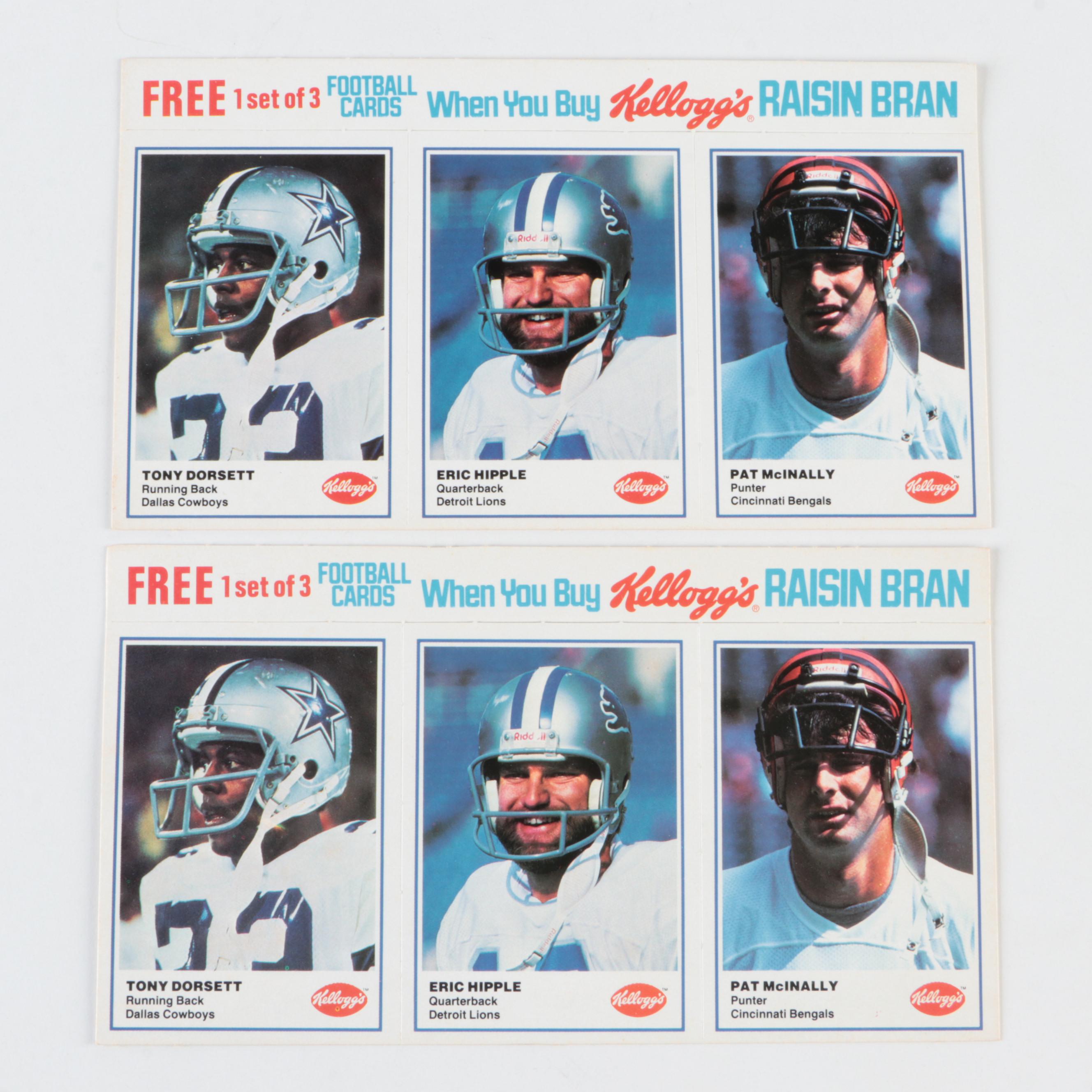 Panini, More Football Cards with Dorsett, Peterson and Rookies, 1980s–2020s