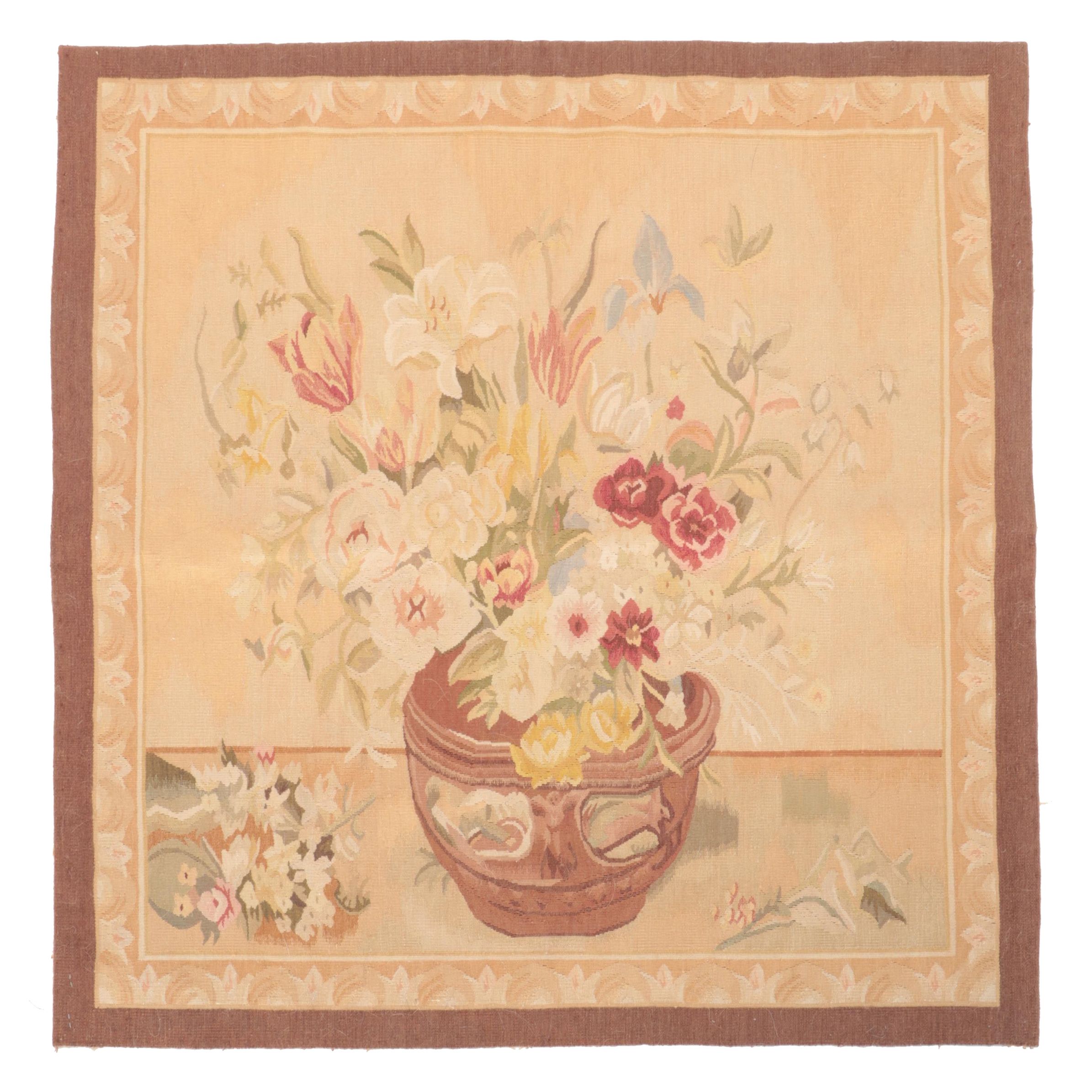 Handwoven Galeri 97 Turkish Floral Tapestry