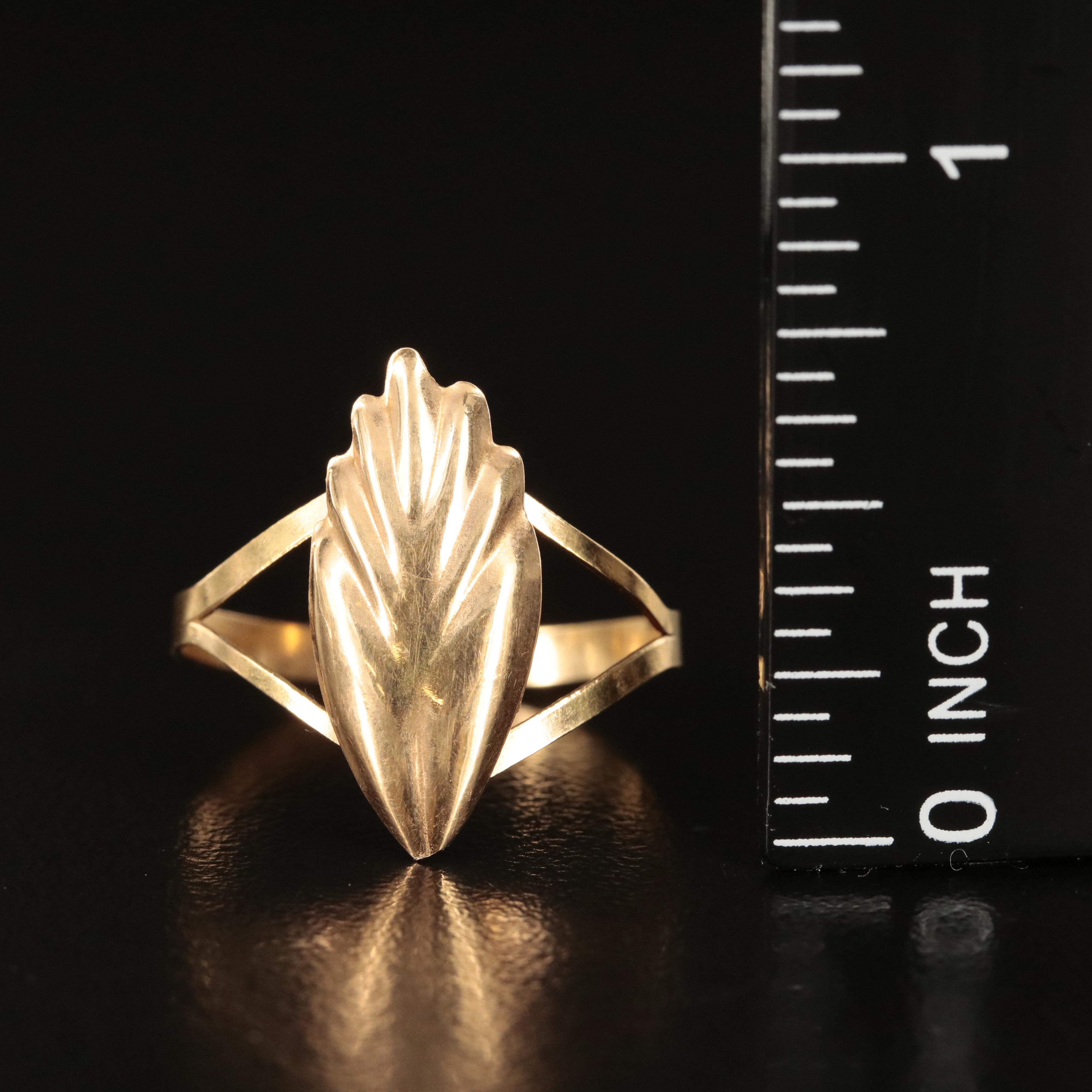 18K and 14K Sacred Heart Ring