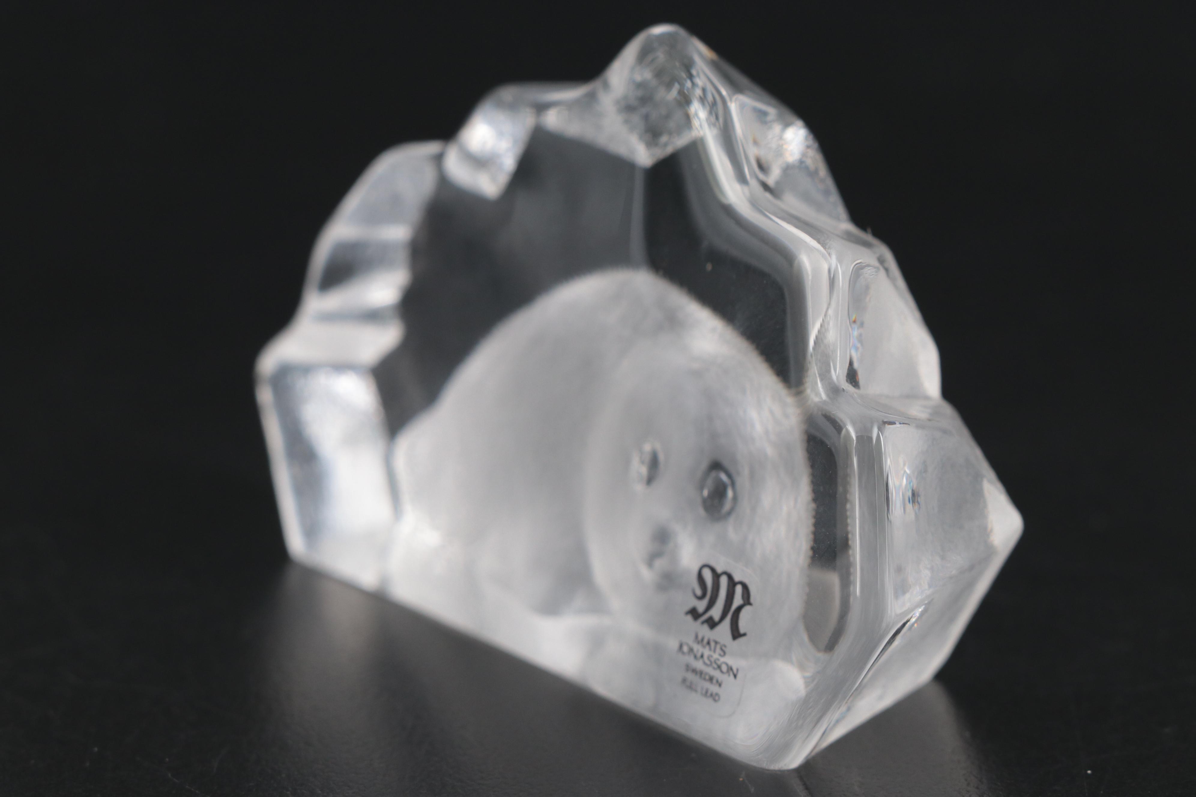 Mats Jonasson and 3-D Laser Cut Crystal Paperweights