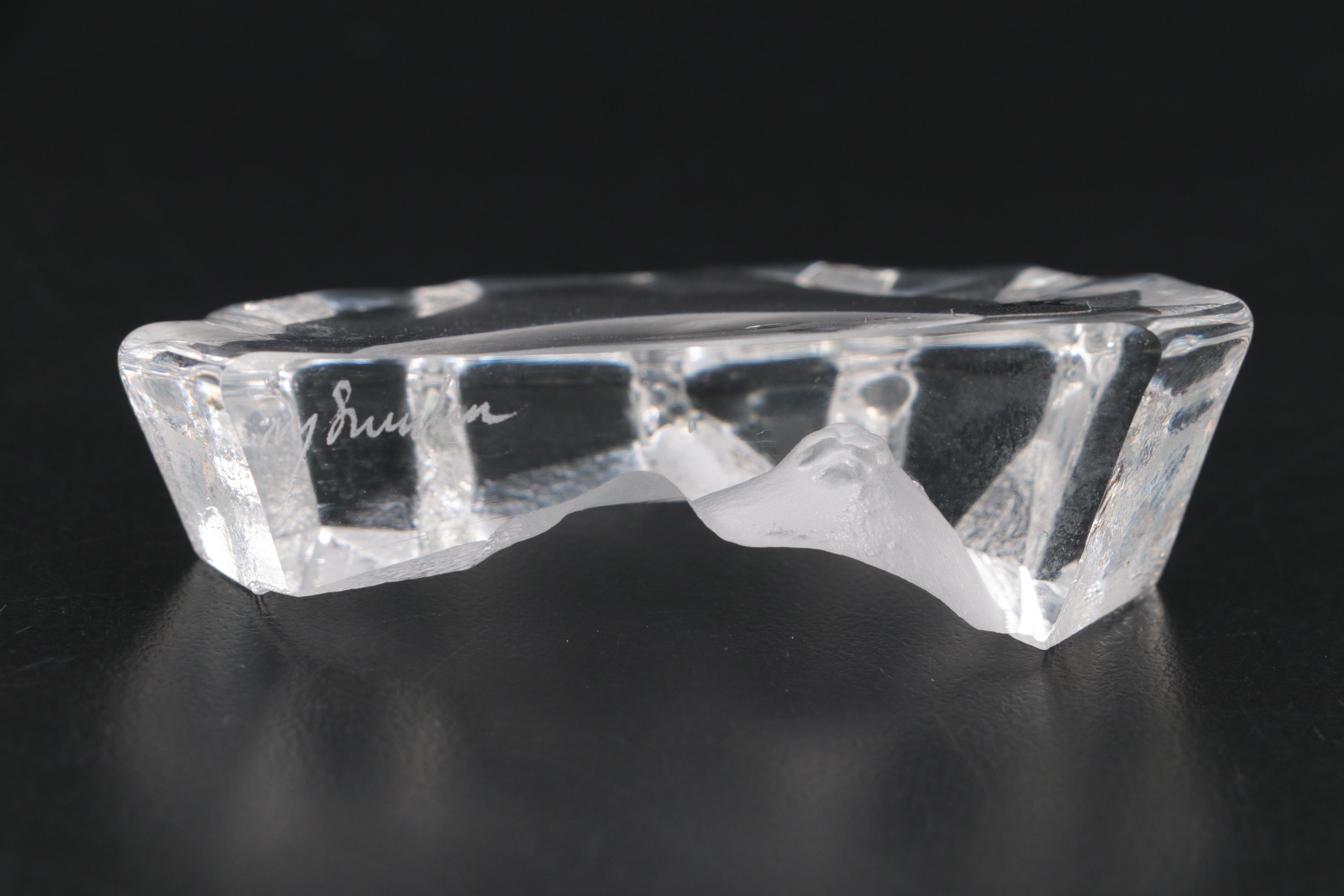 Mats Jonasson and 3-D Laser Cut Crystal Paperweights