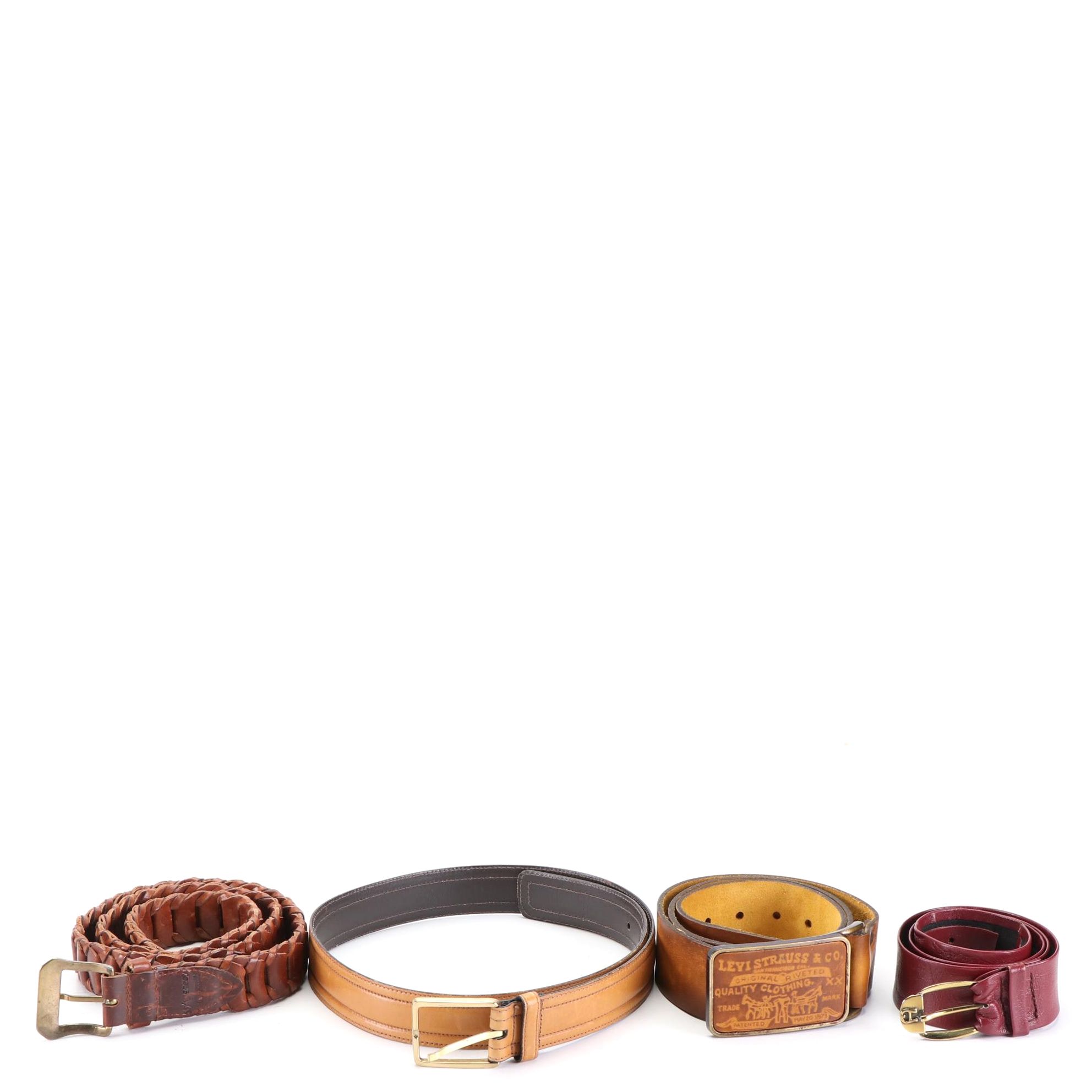 Levi Strauss & Co., Lejon, Etienne Aigner Leather Belts and More