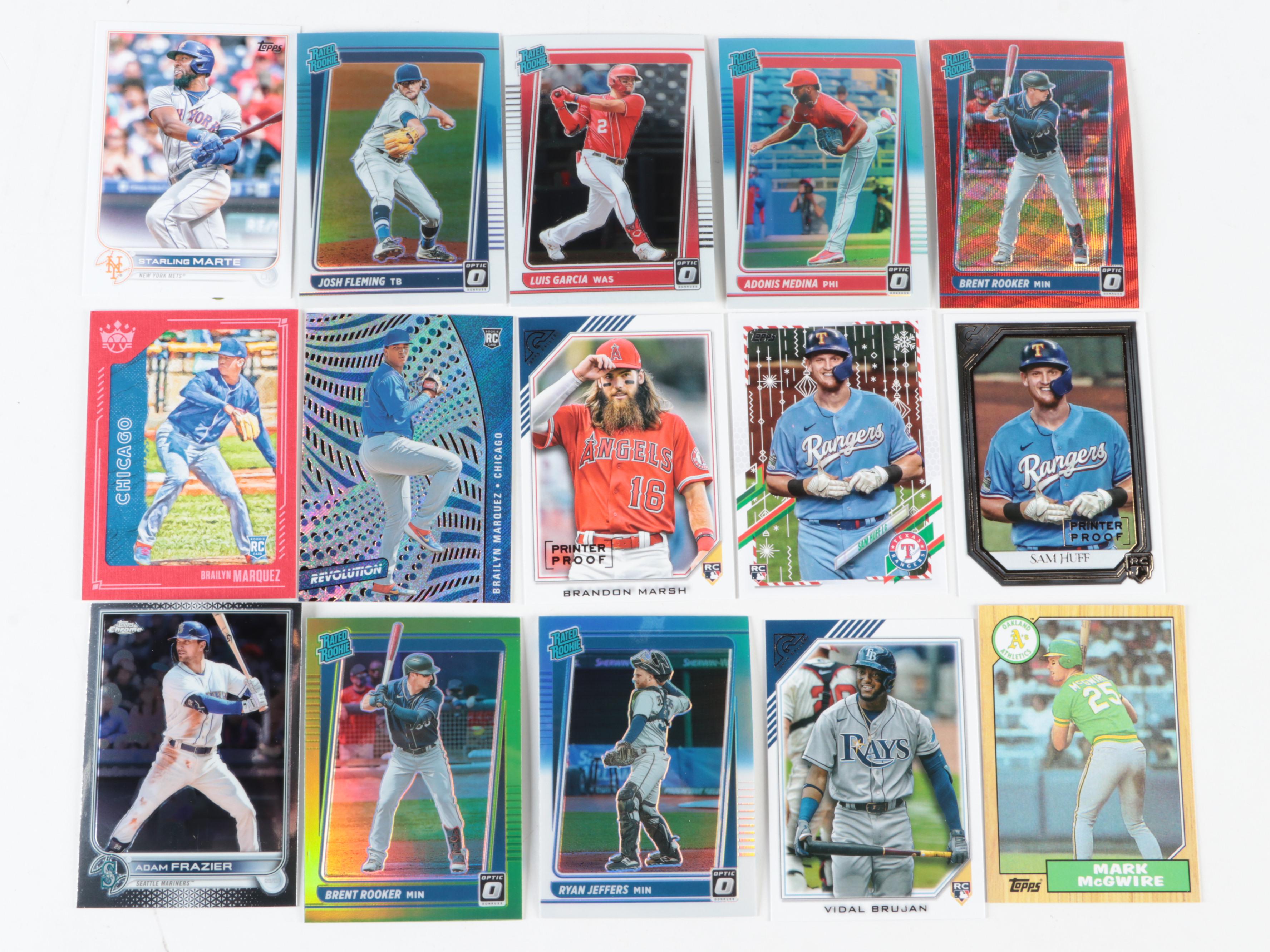 Topps, More Baseball Cards with Rookies, Jimenez, Marsh, Donaldson, 1970s–2020s