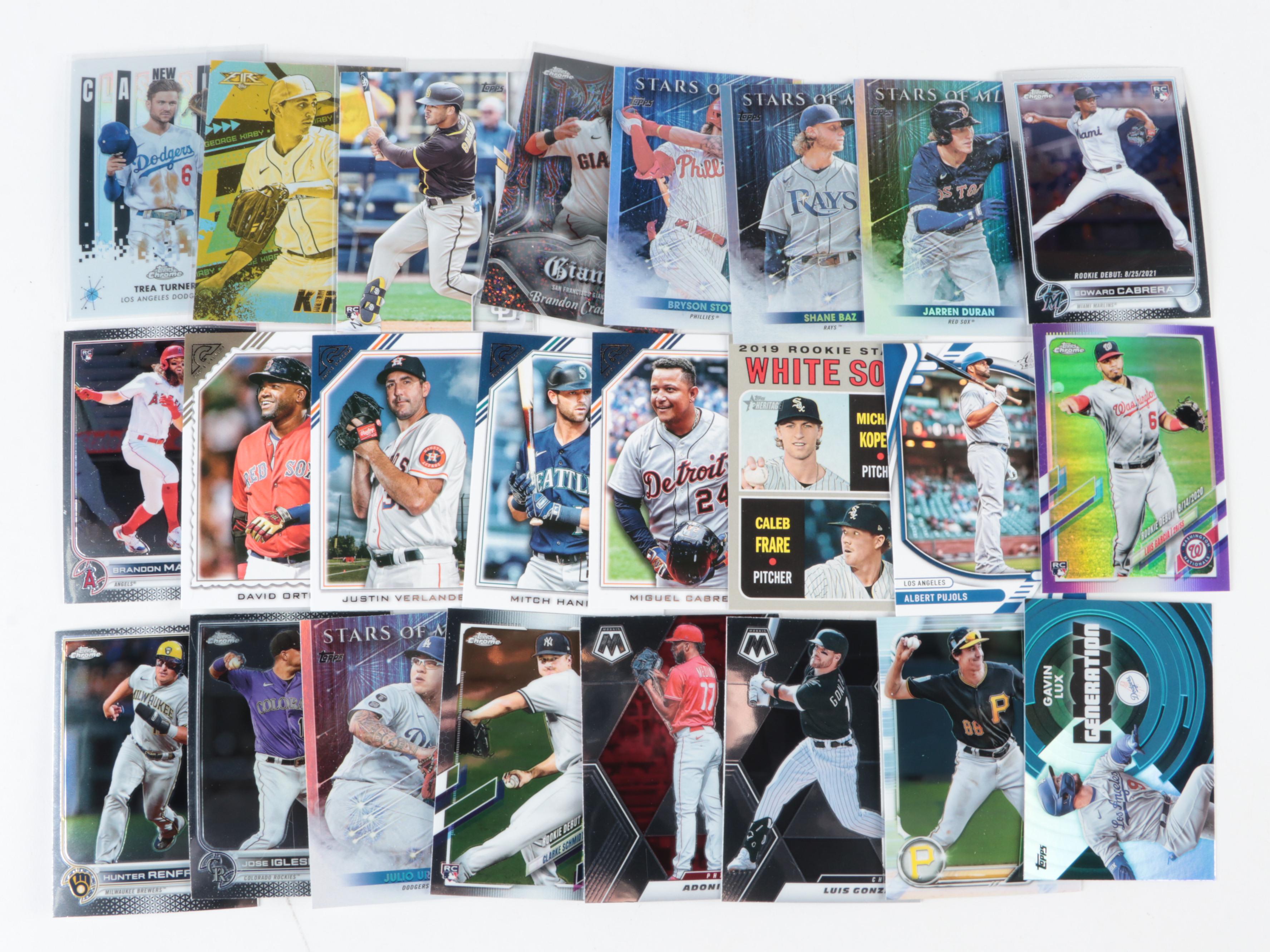 Topps, More Baseball Cards with Rookies, Jimenez, Marsh, Donaldson, 1970s–2020s