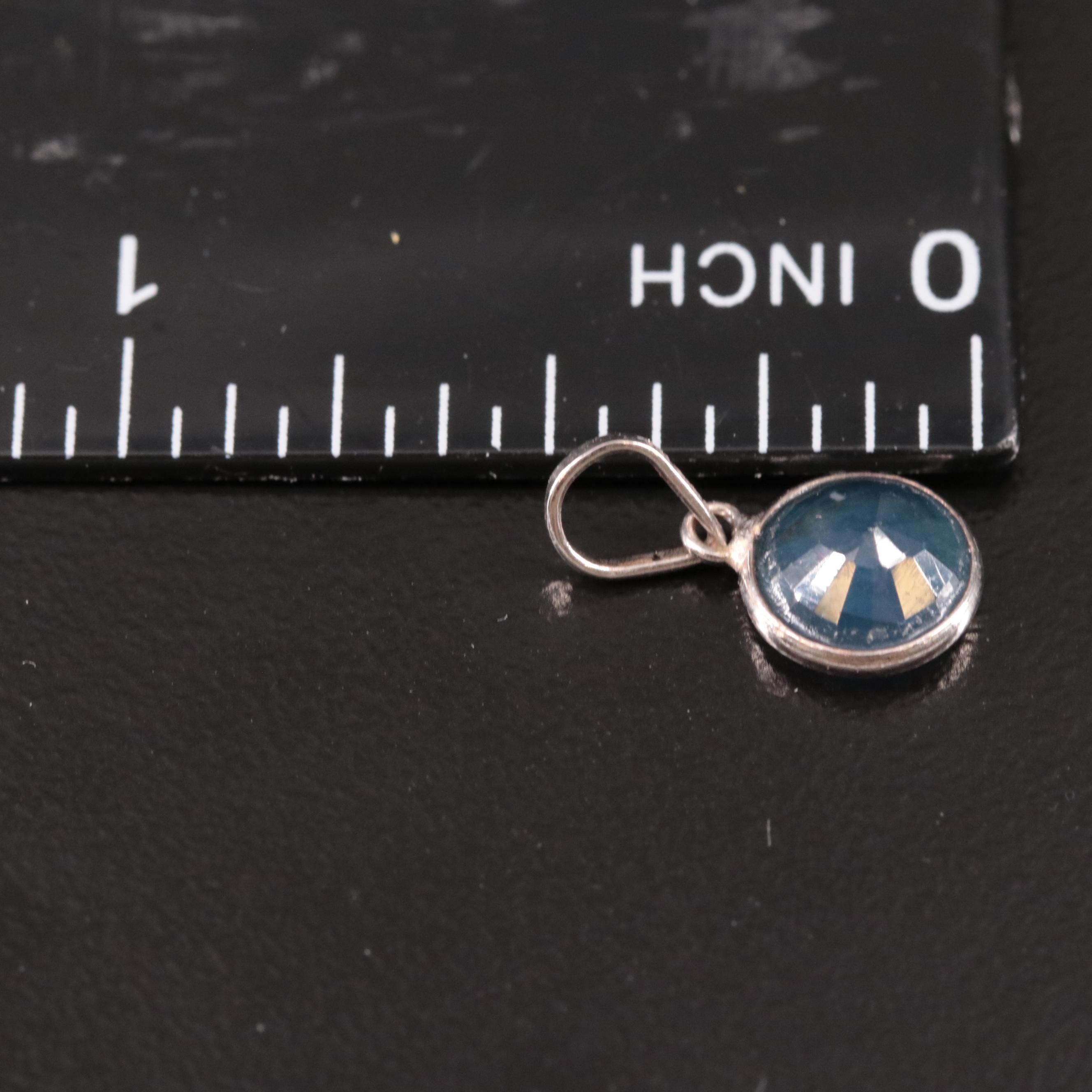 14K Filled Corundum Pendant