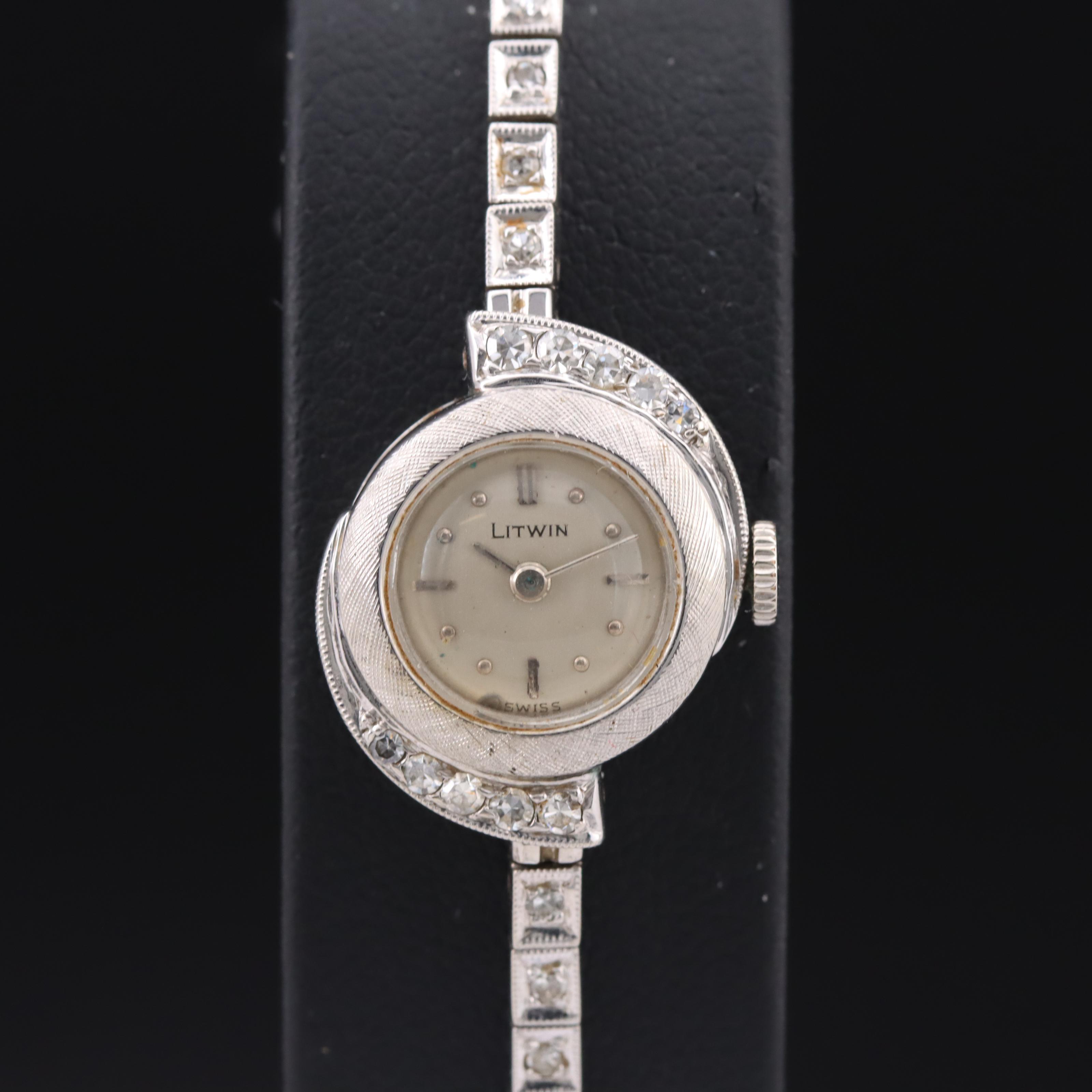 14K and Diamond Litwin Watch