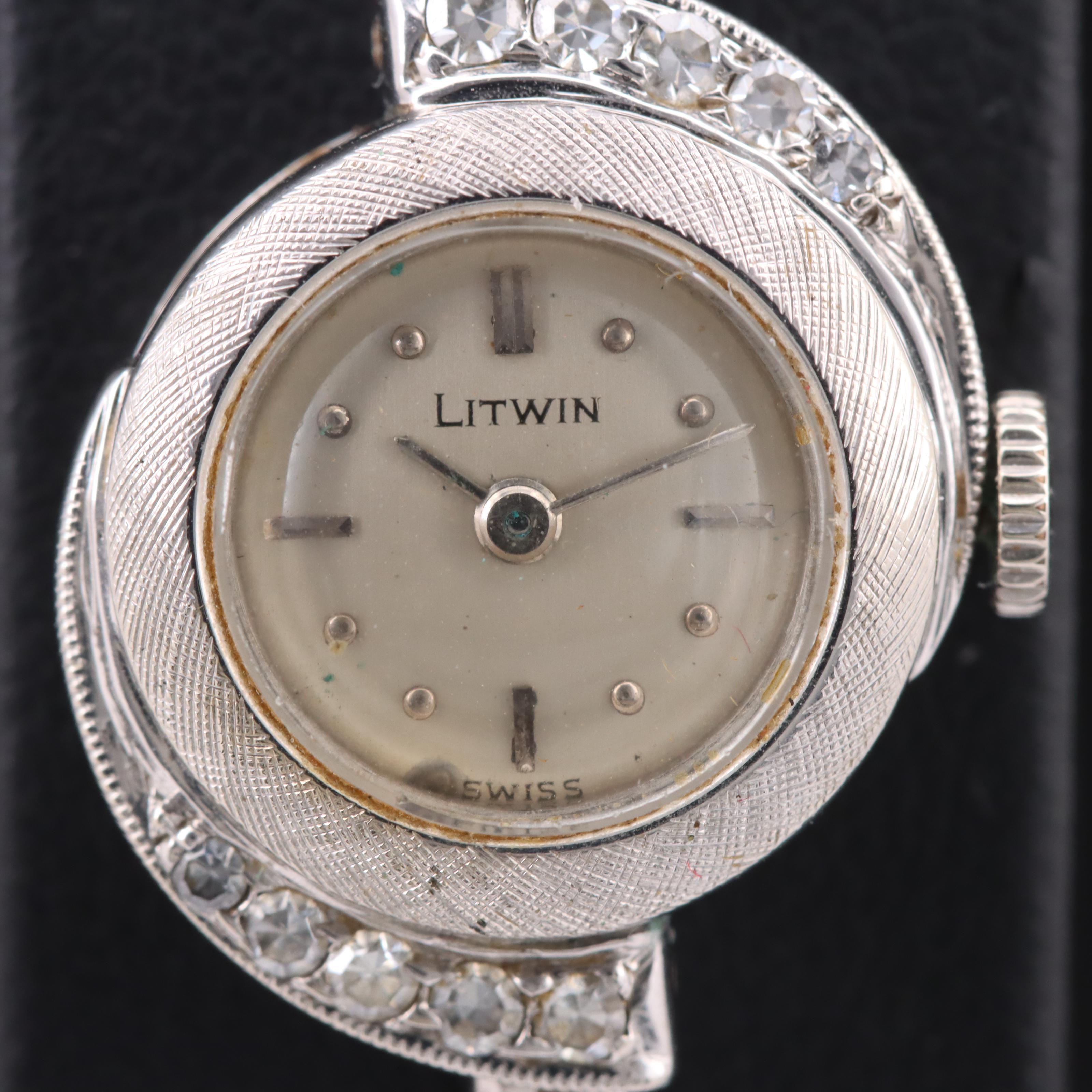 14K and Diamond Litwin Watch