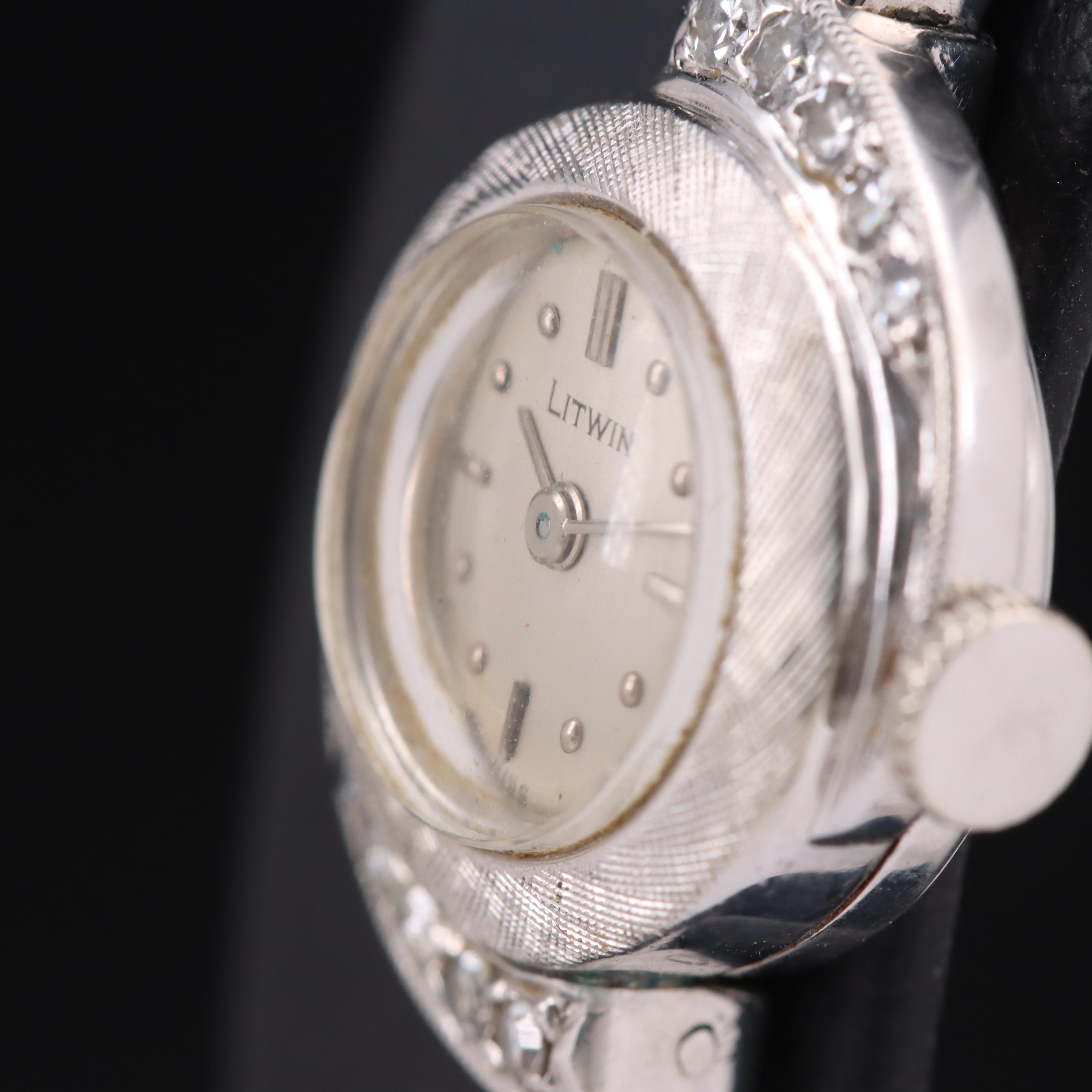 14K and Diamond Litwin Watch
