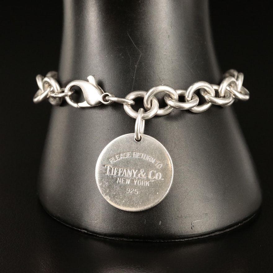 Tiffany & Co. Sterling "Return to Tiffany" Charm Bracelet