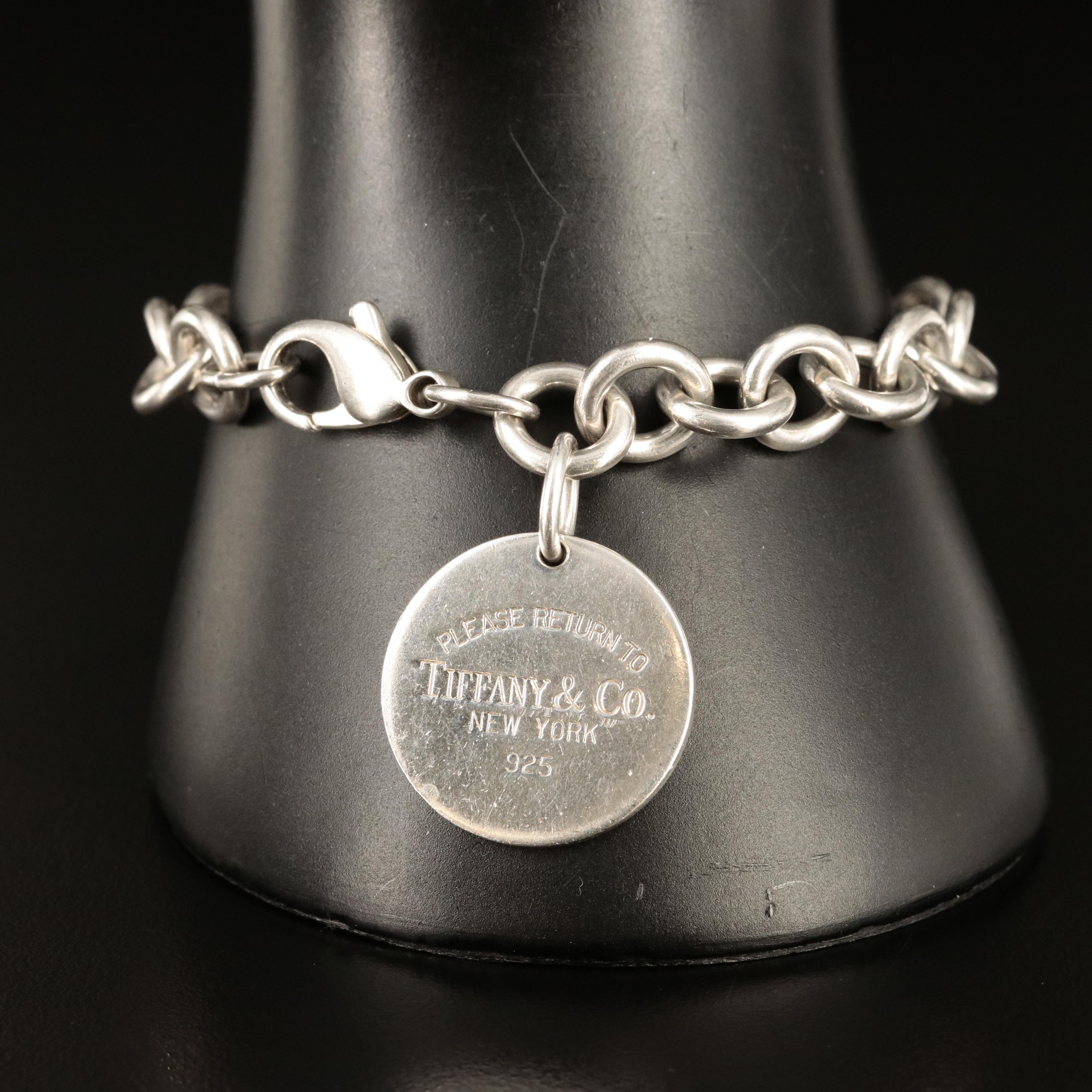 Tiffany & Co. Sterling "Return to Tiffany" Charm Bracelet