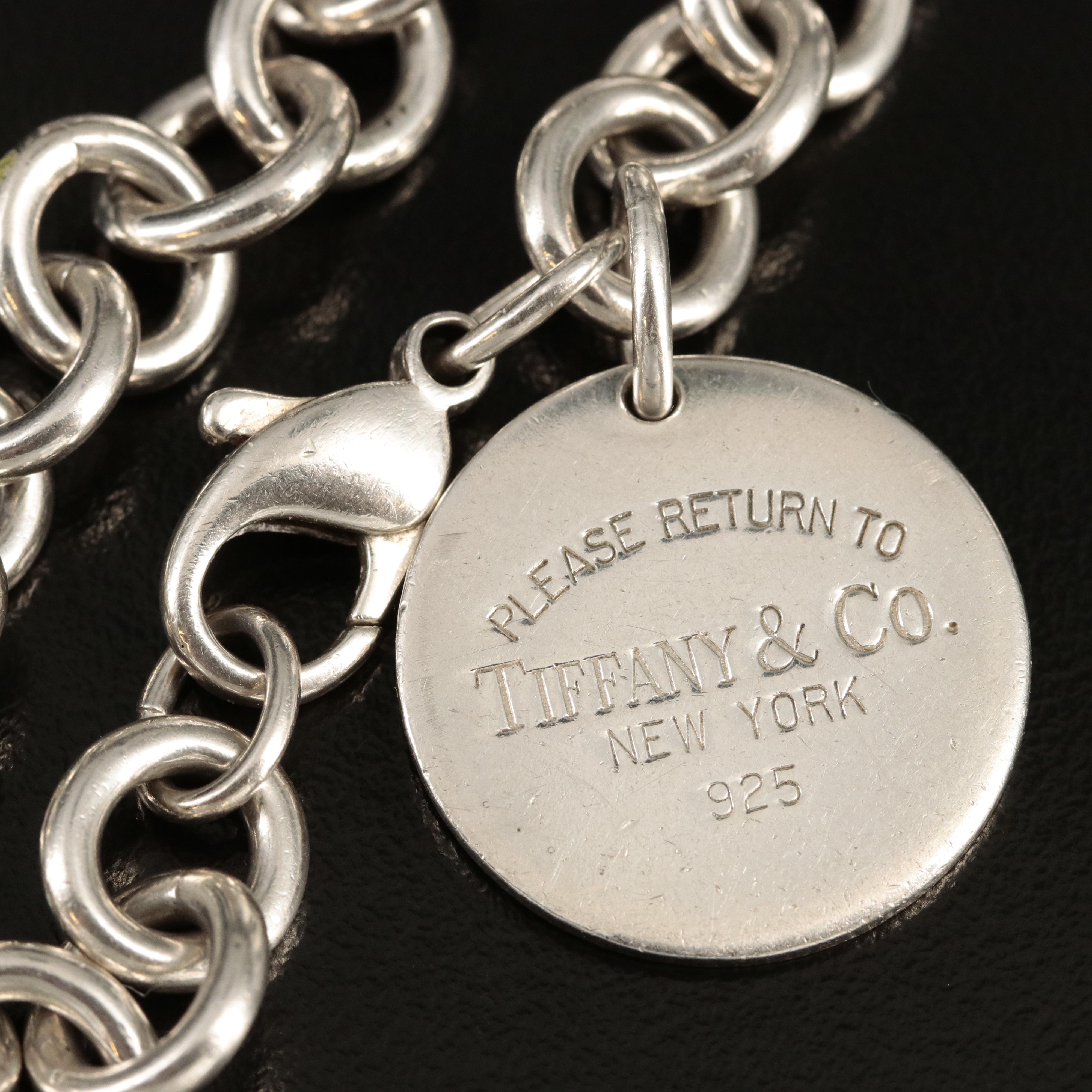 Tiffany & Co. Sterling "Return to Tiffany" Charm Bracelet