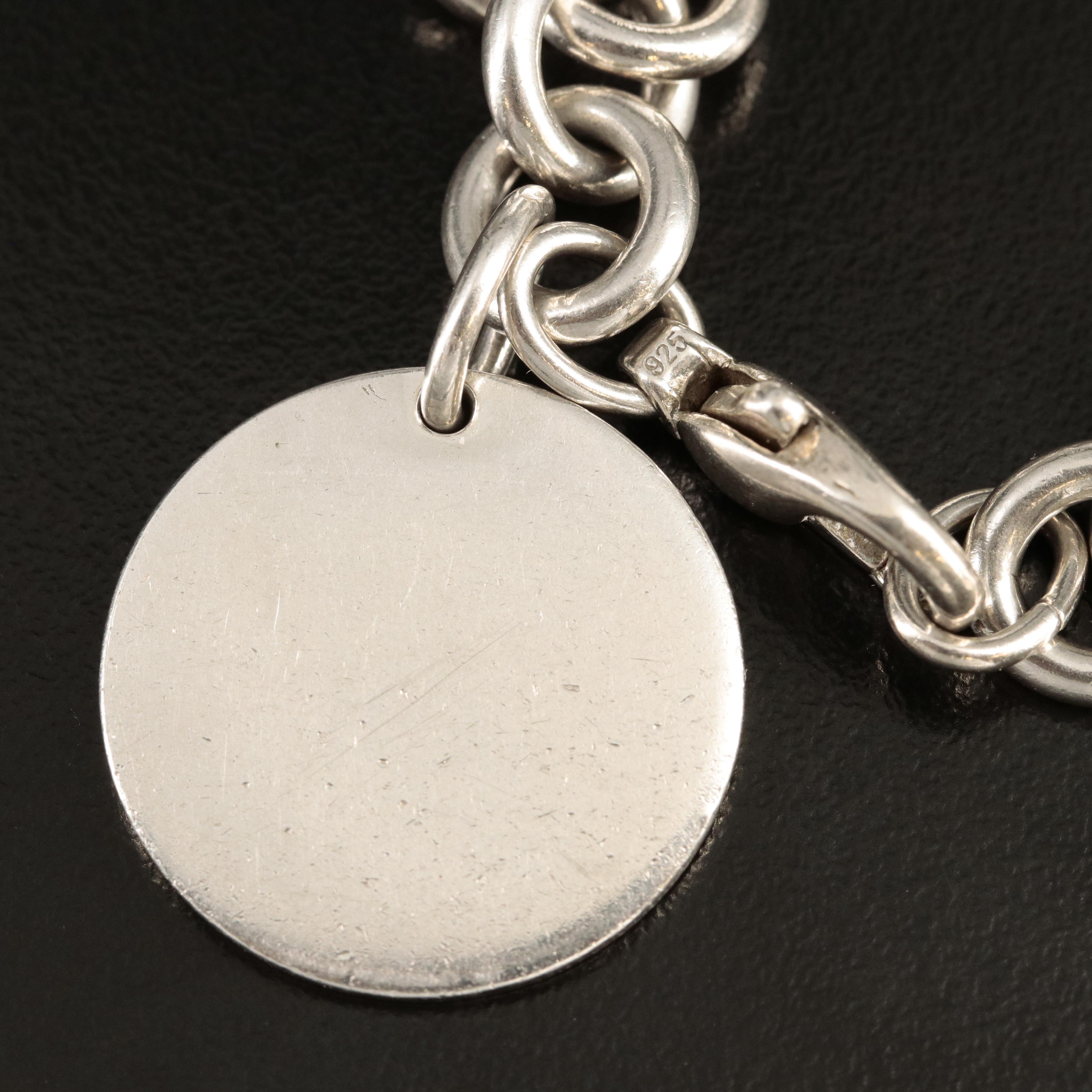 Tiffany & Co. Sterling "Return to Tiffany" Charm Bracelet