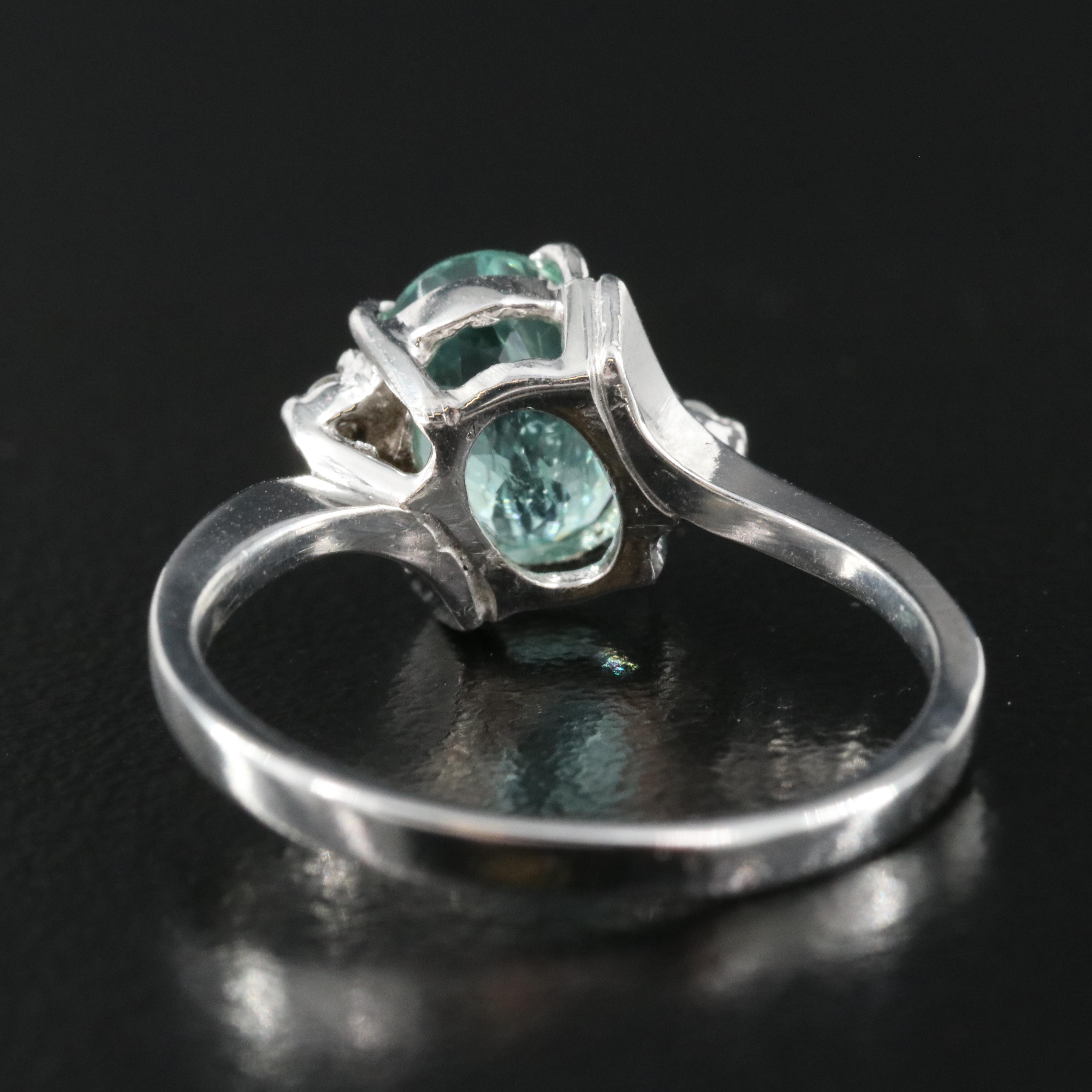 14K Tourmaline and Diamond Ring