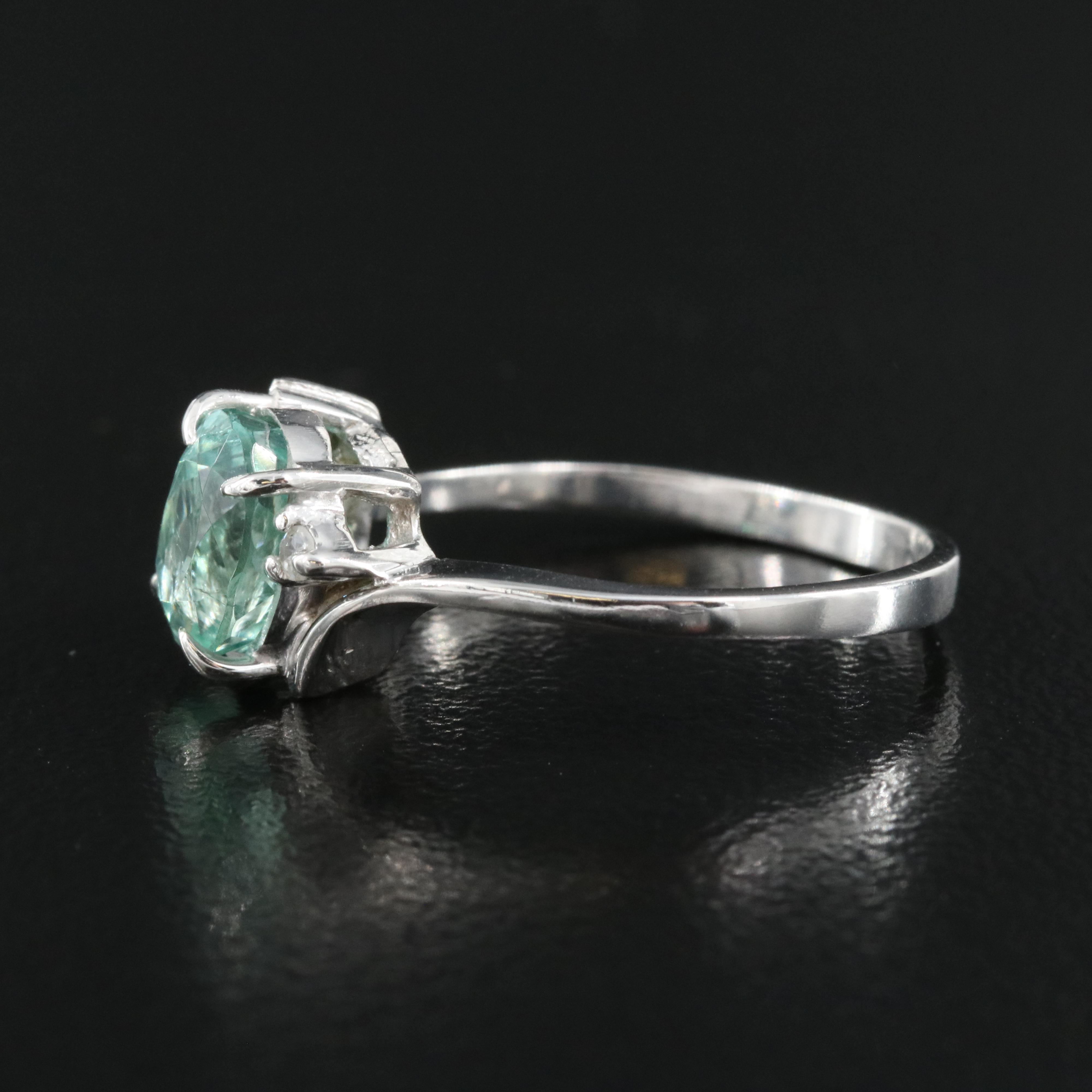 14K Tourmaline and Diamond Ring