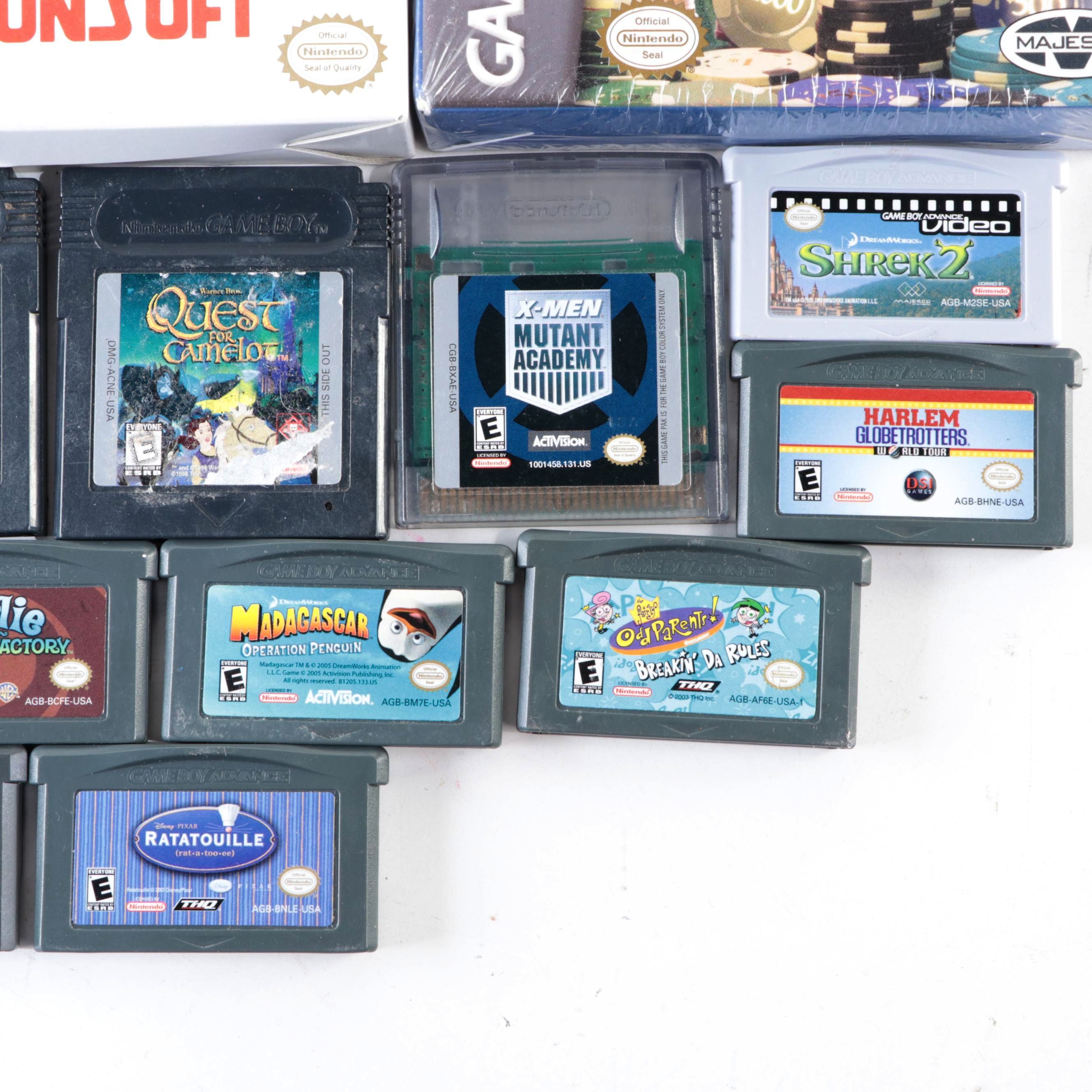 Gameboy and Gameboy Advance Games Including "Looney Tunes"
