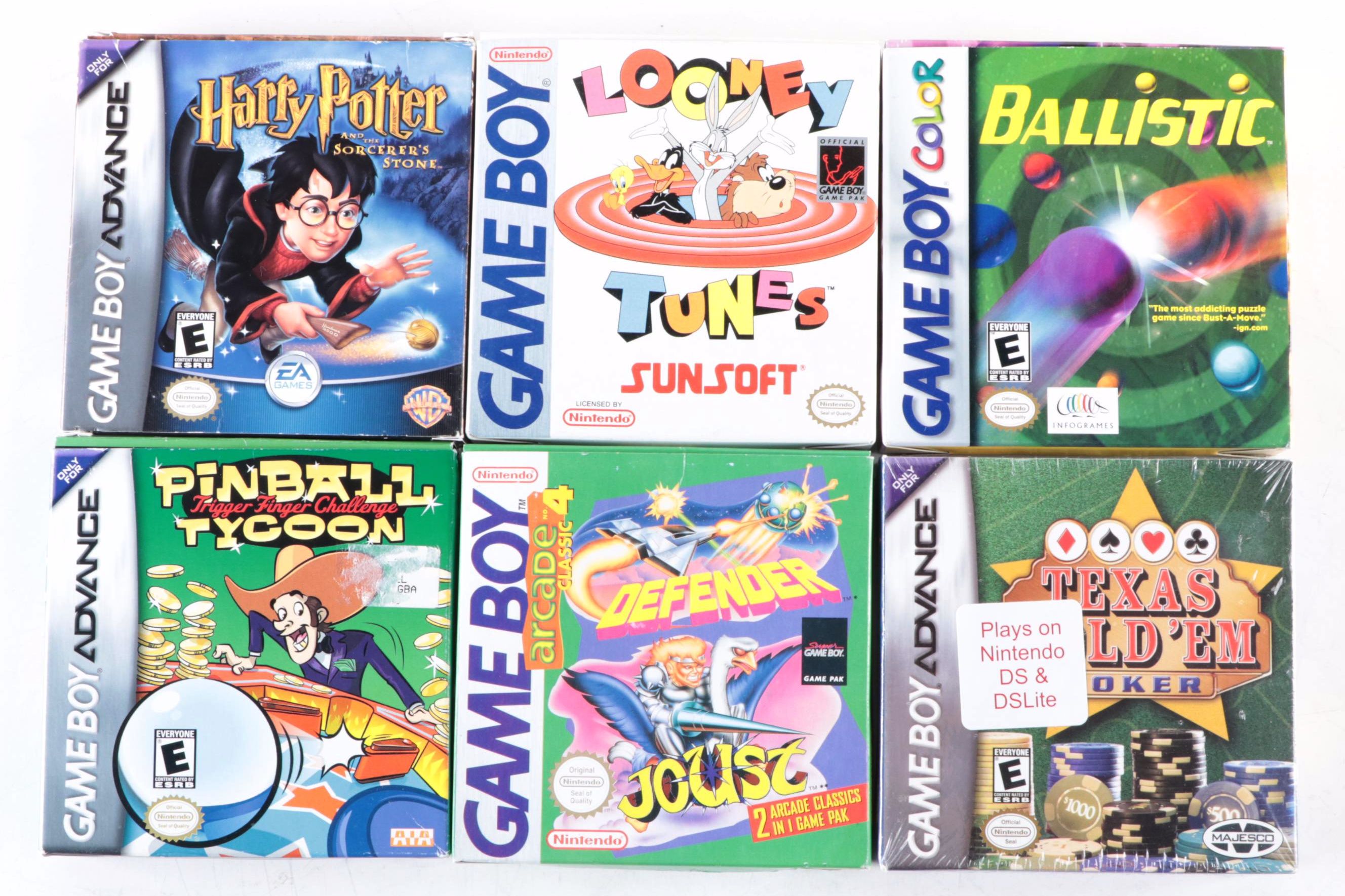 Gameboy and Gameboy Advance Games Including "Looney Tunes"
