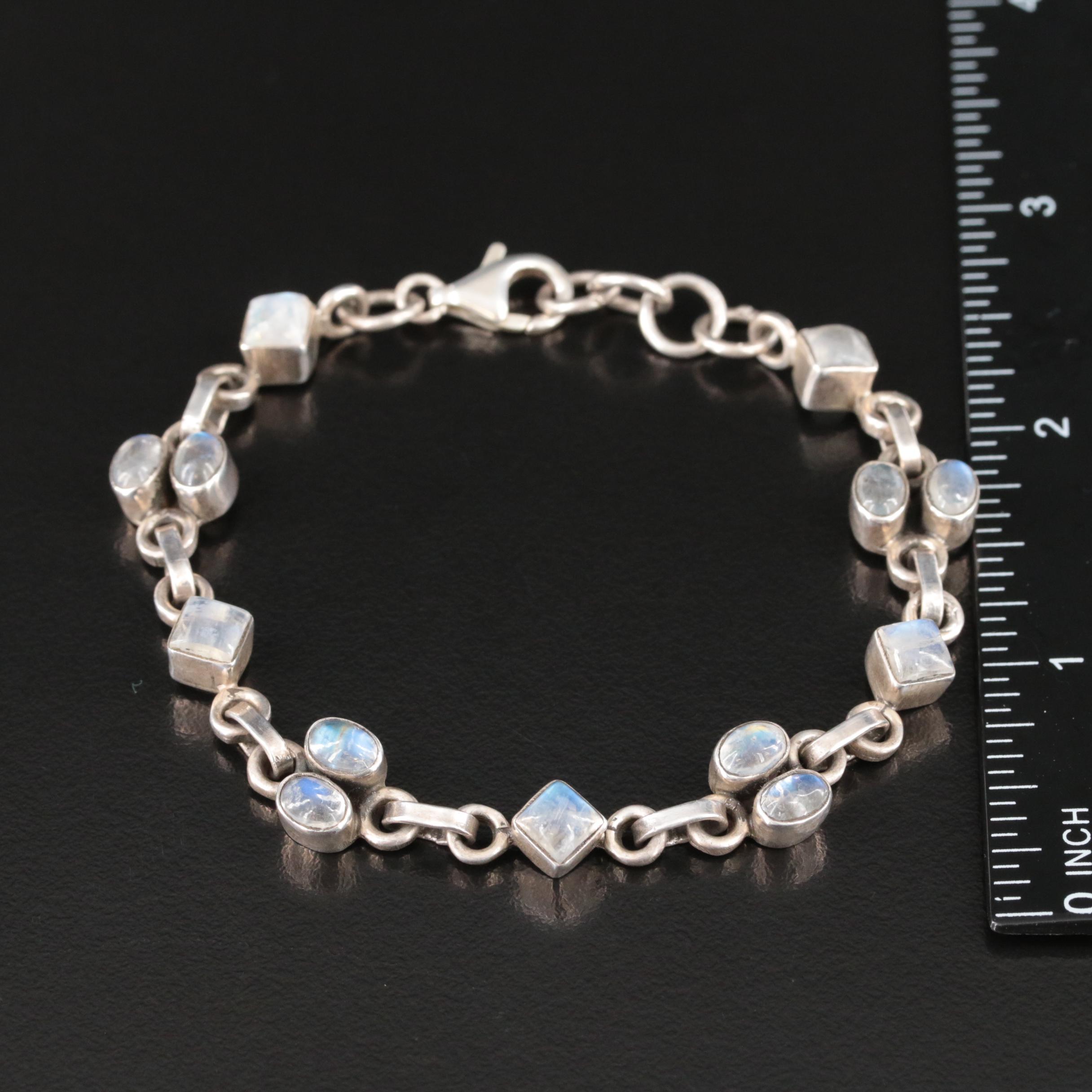 Sterling Labradorite Bracelet