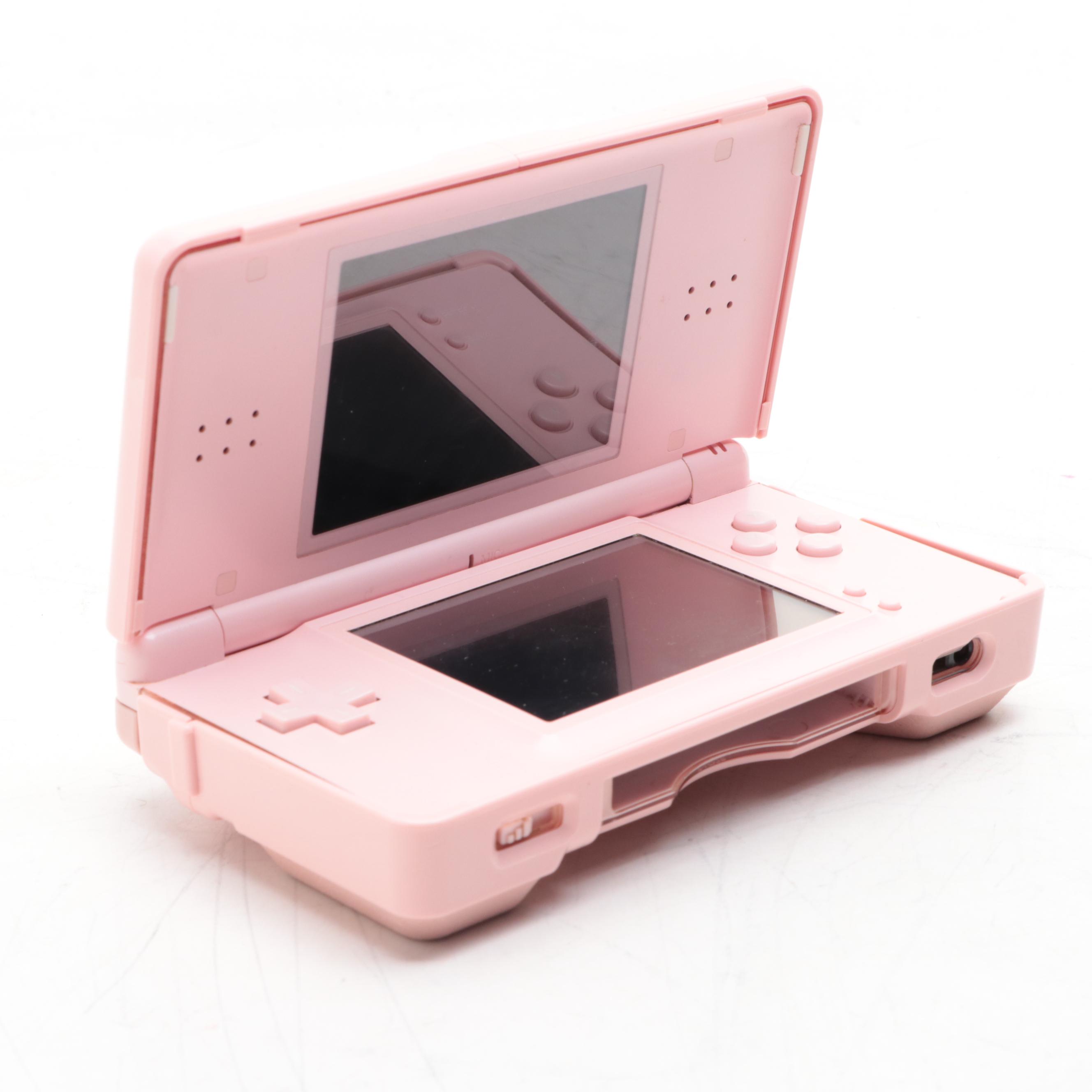 Nintendo DS Pink Console with Games Including "Spore Creatures"