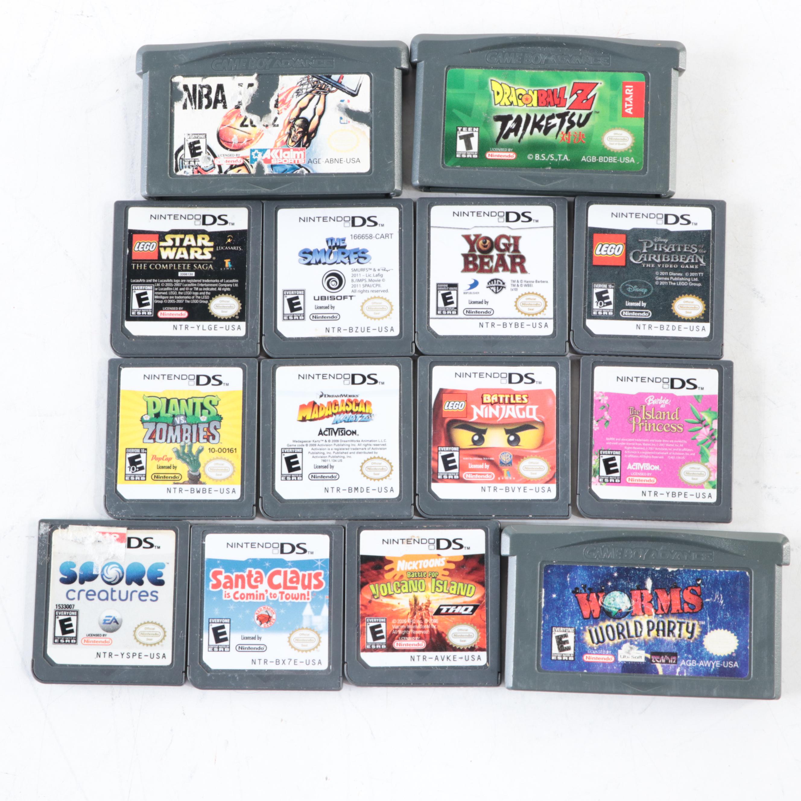 Nintendo DS Pink Console with Games Including "Spore Creatures"