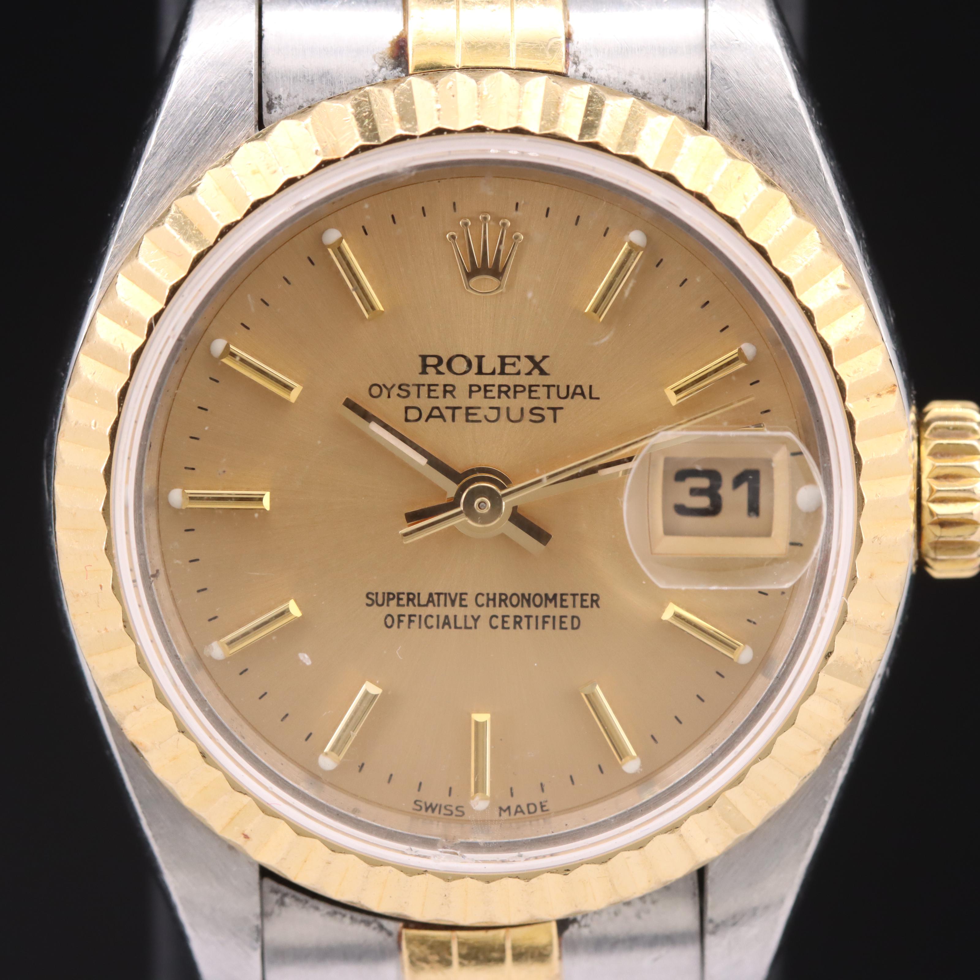 2002 Rolex Oyster Perpetual Datejust Watch