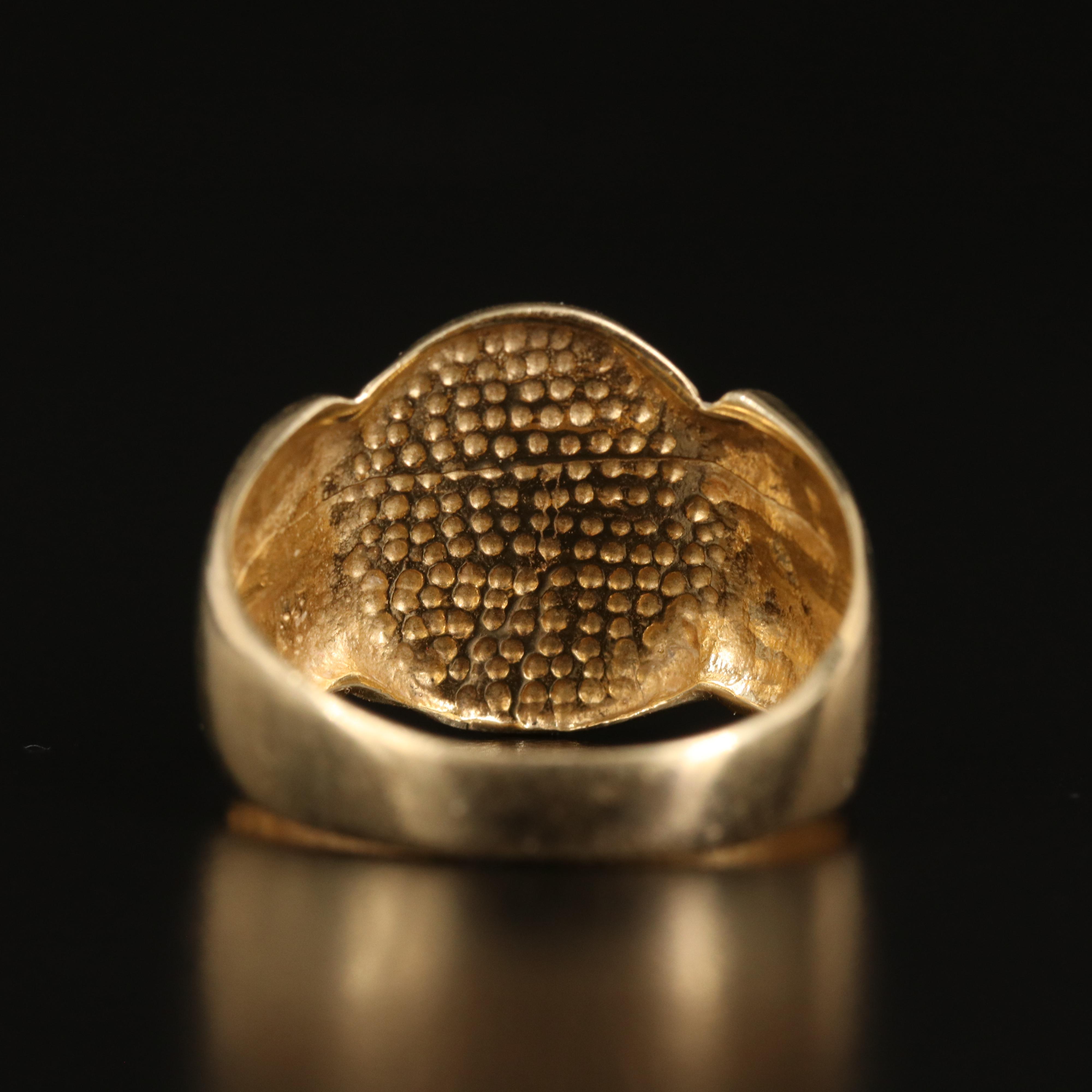 14K Signet Ring
