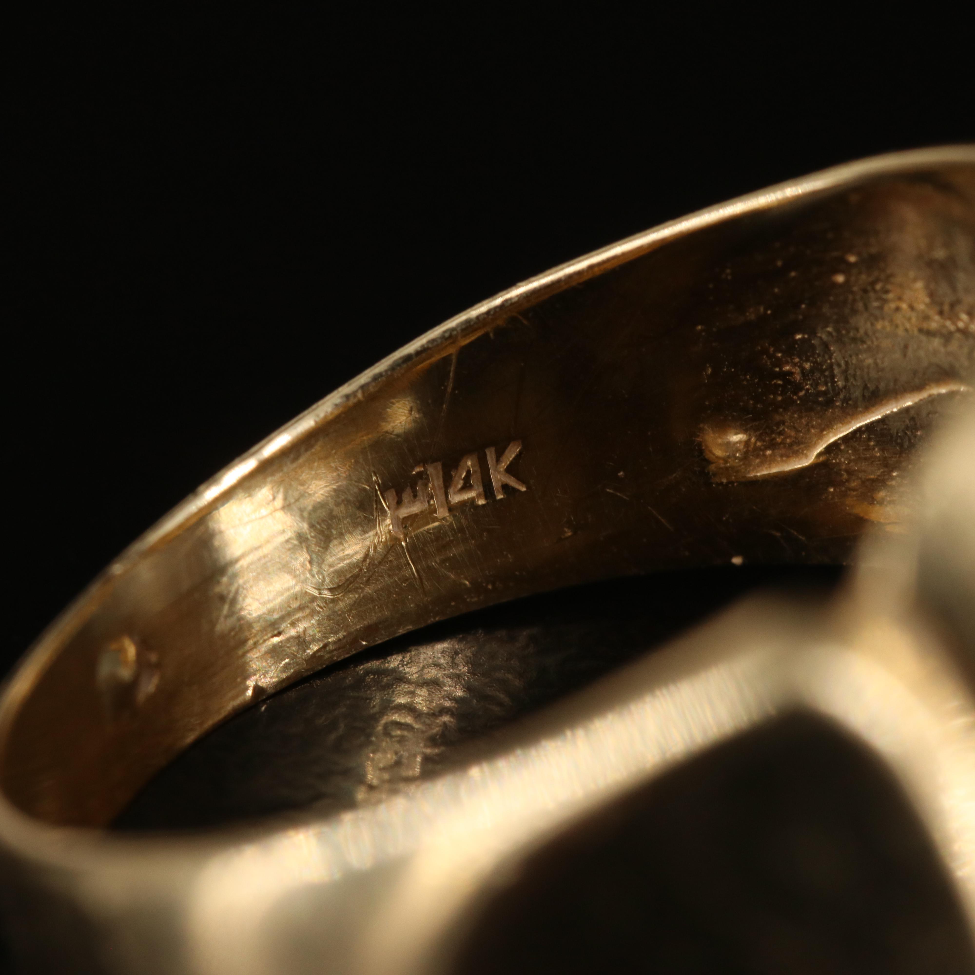 14K Signet Ring