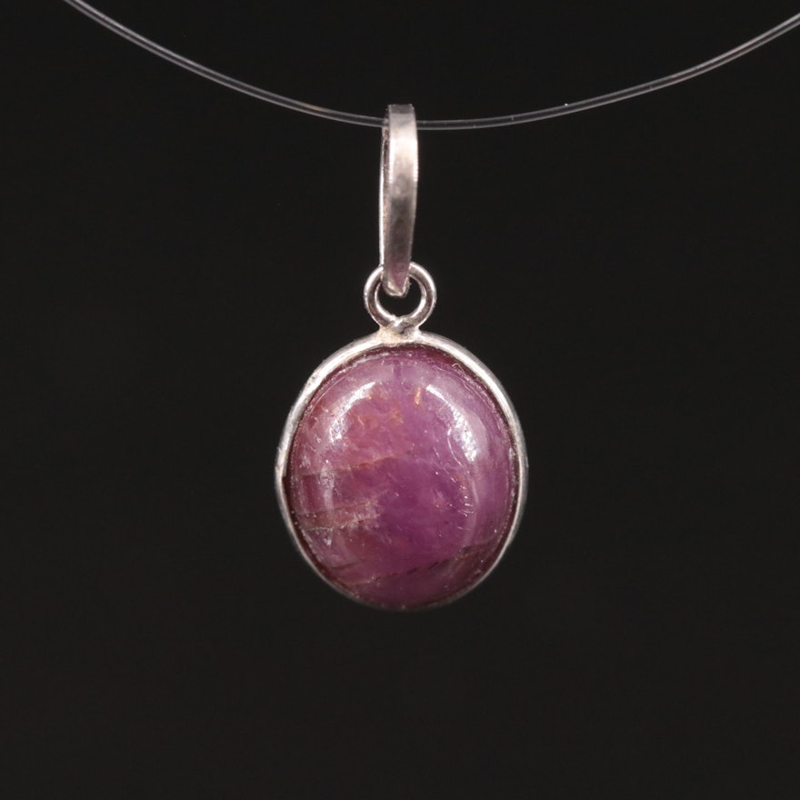 14K Filled Corundum Pendant