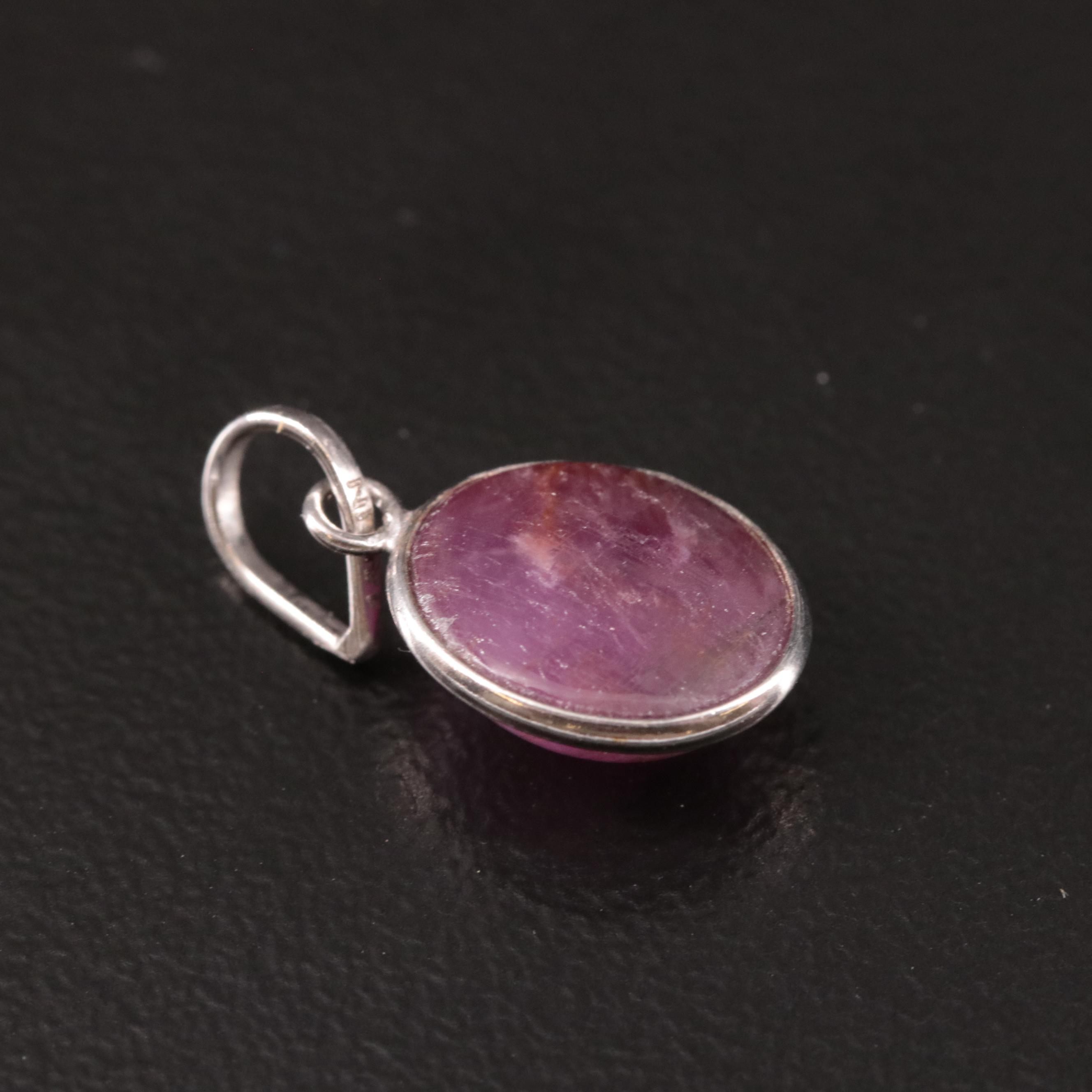 14K Filled Corundum Pendant