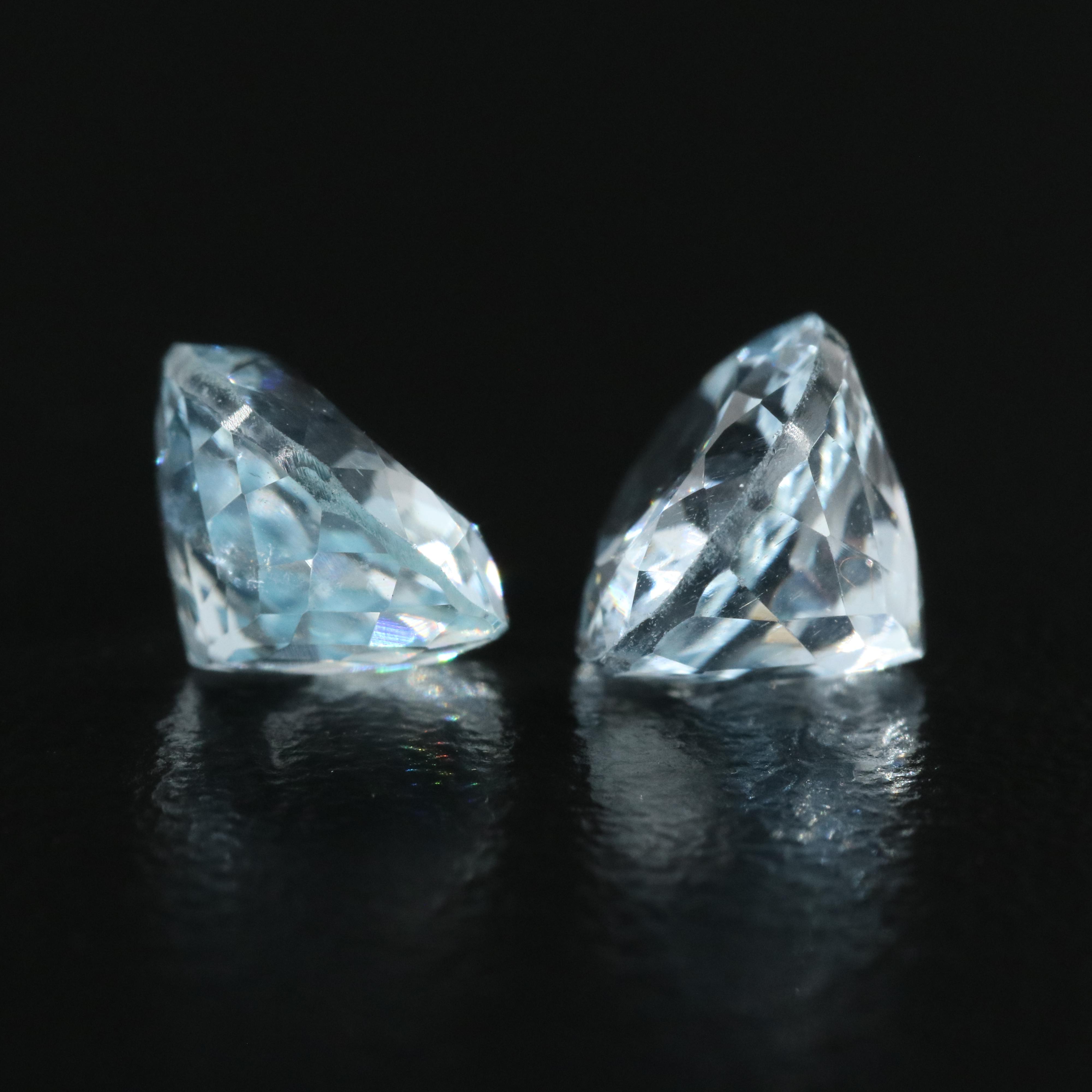 Loose 3.89 CTW Aquamarines