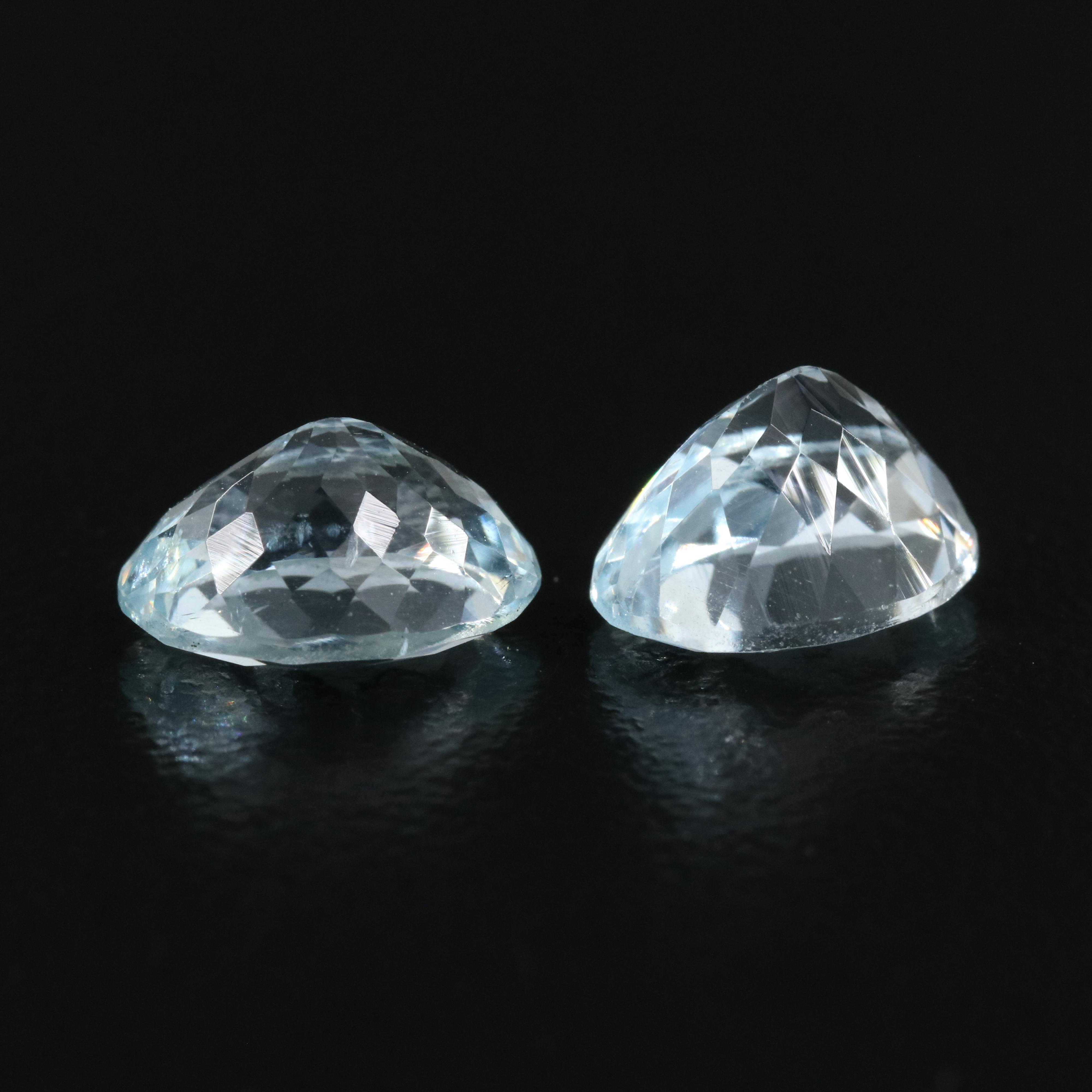 Loose 3.89 CTW Aquamarines