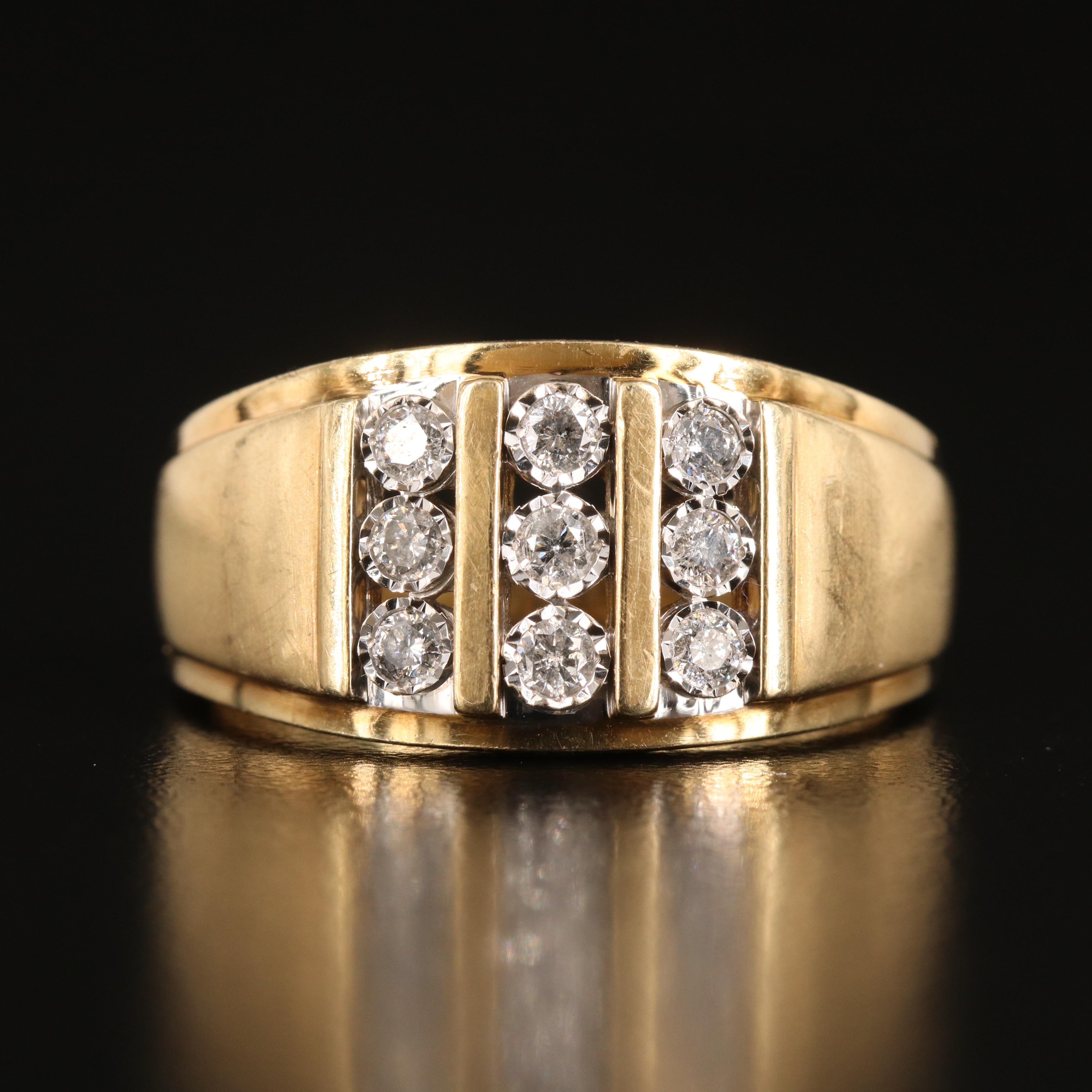 10K and 0.45 CTW Diamond Ring