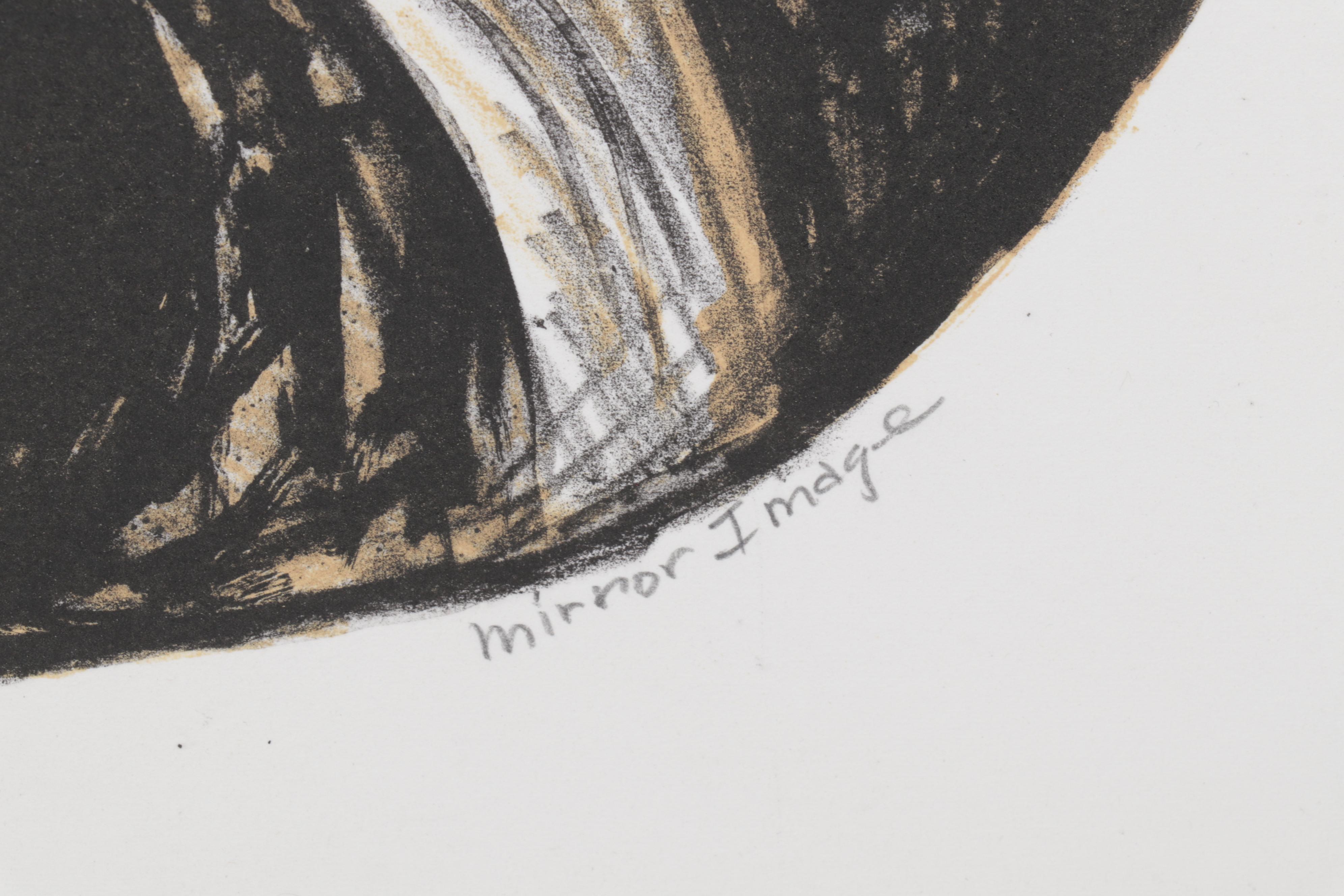 Sidney Chafetz Color Lithograph "Mirror Image," 1996