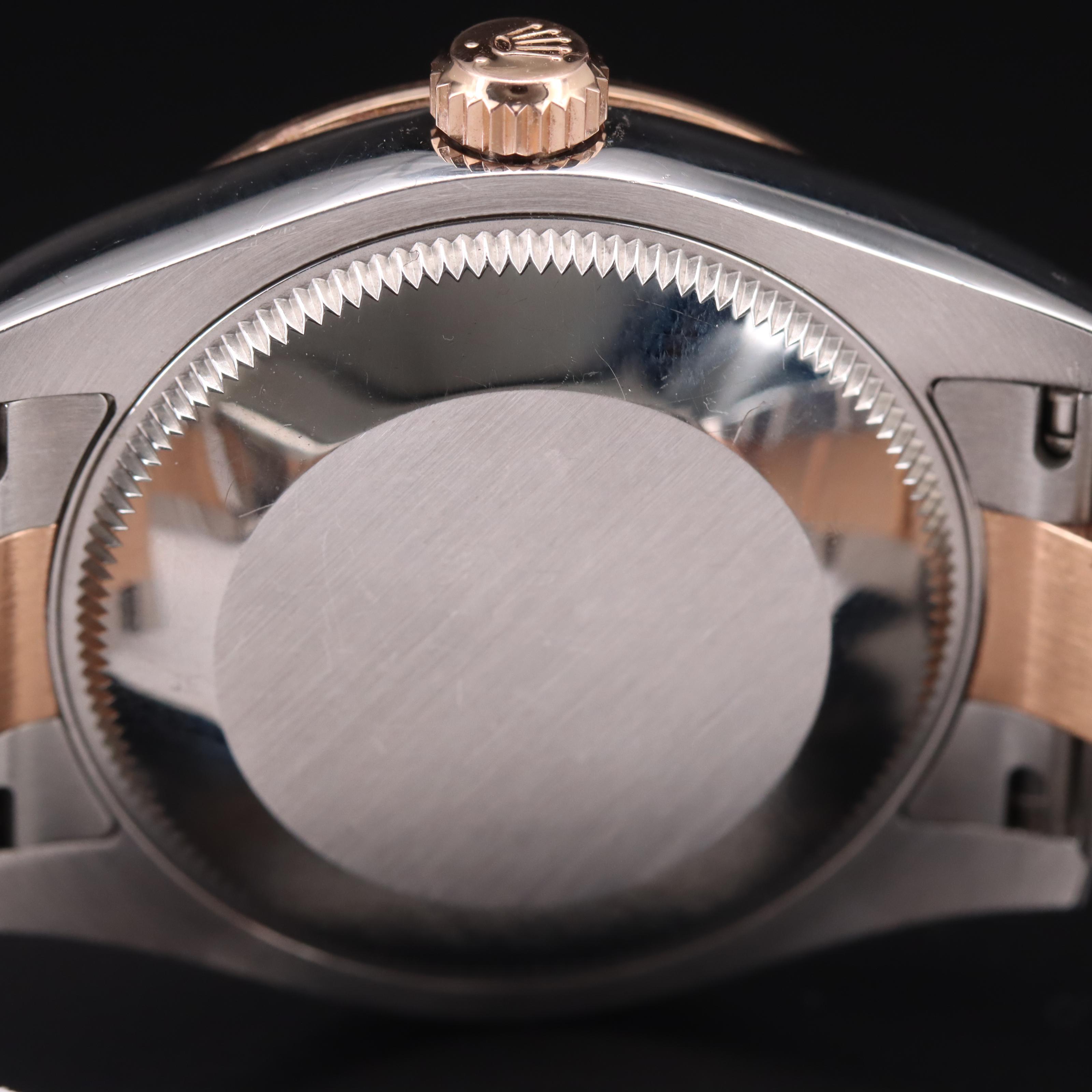 18K Everose and Stainless Steel Rolex Datejust Diamond Watch