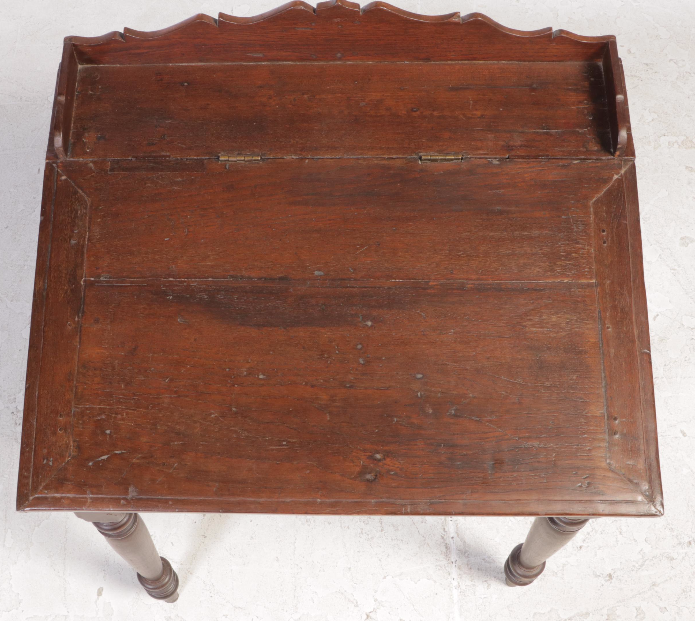 Early Victorian Walnut Writing Desk, Mid-19th Century